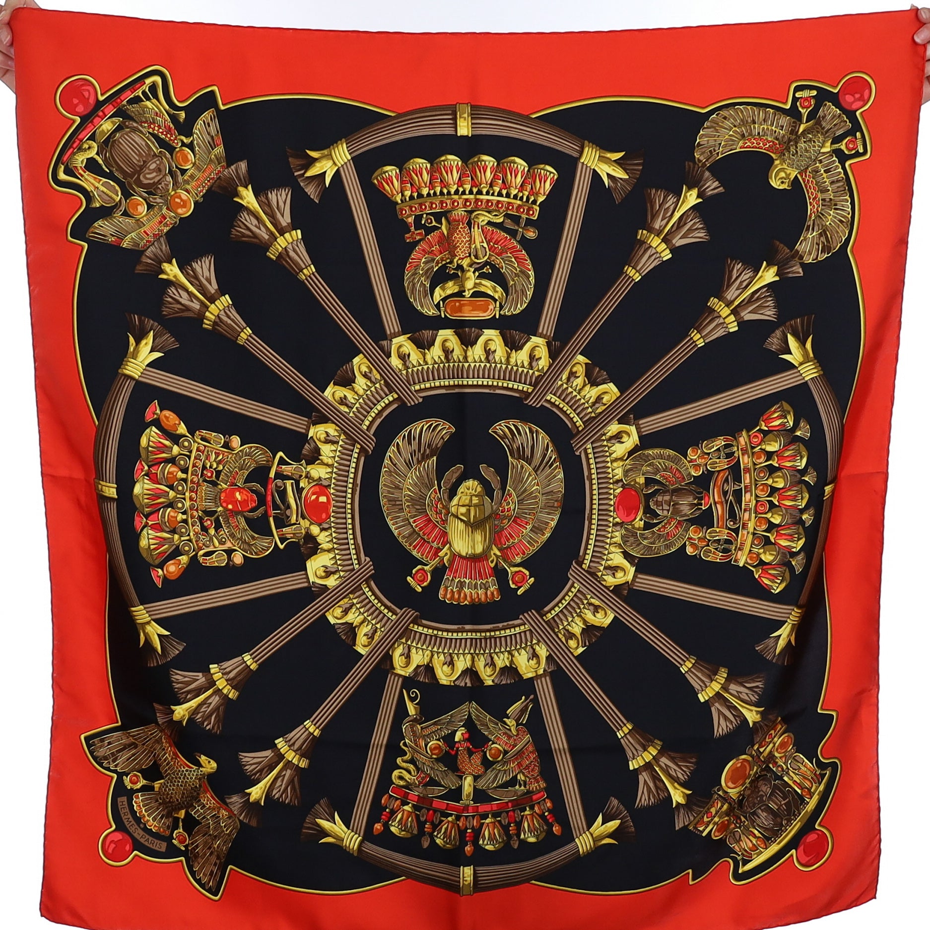 Hermès Égypte Silk Scarf