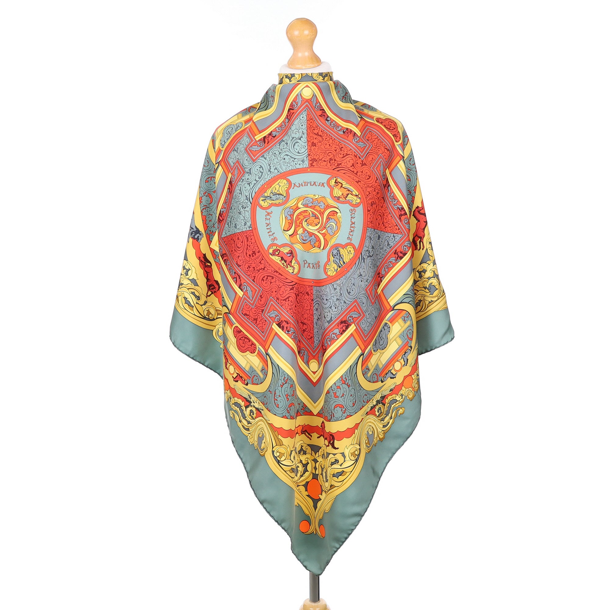 Hermès Animaux Solaires Silk Scarf