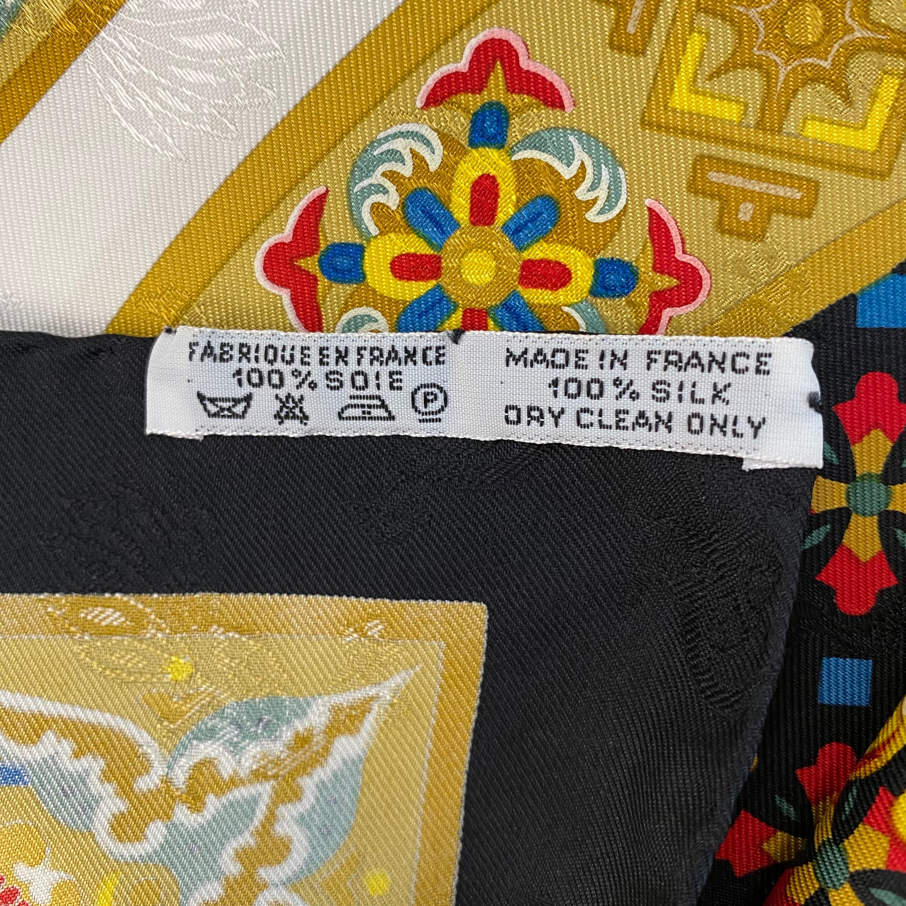 Pristine Boxed Hermès Ciels Byzantins Silk Scarf