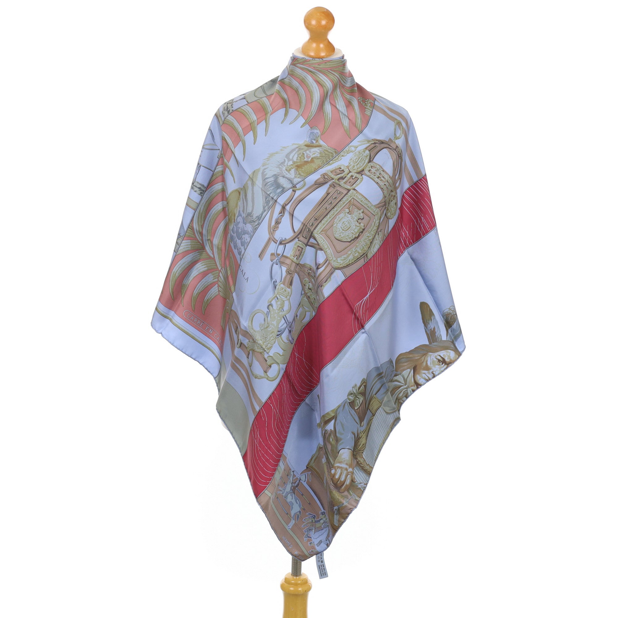 Brand New Boxed Hermès Carré En Carrés Silk Scarf