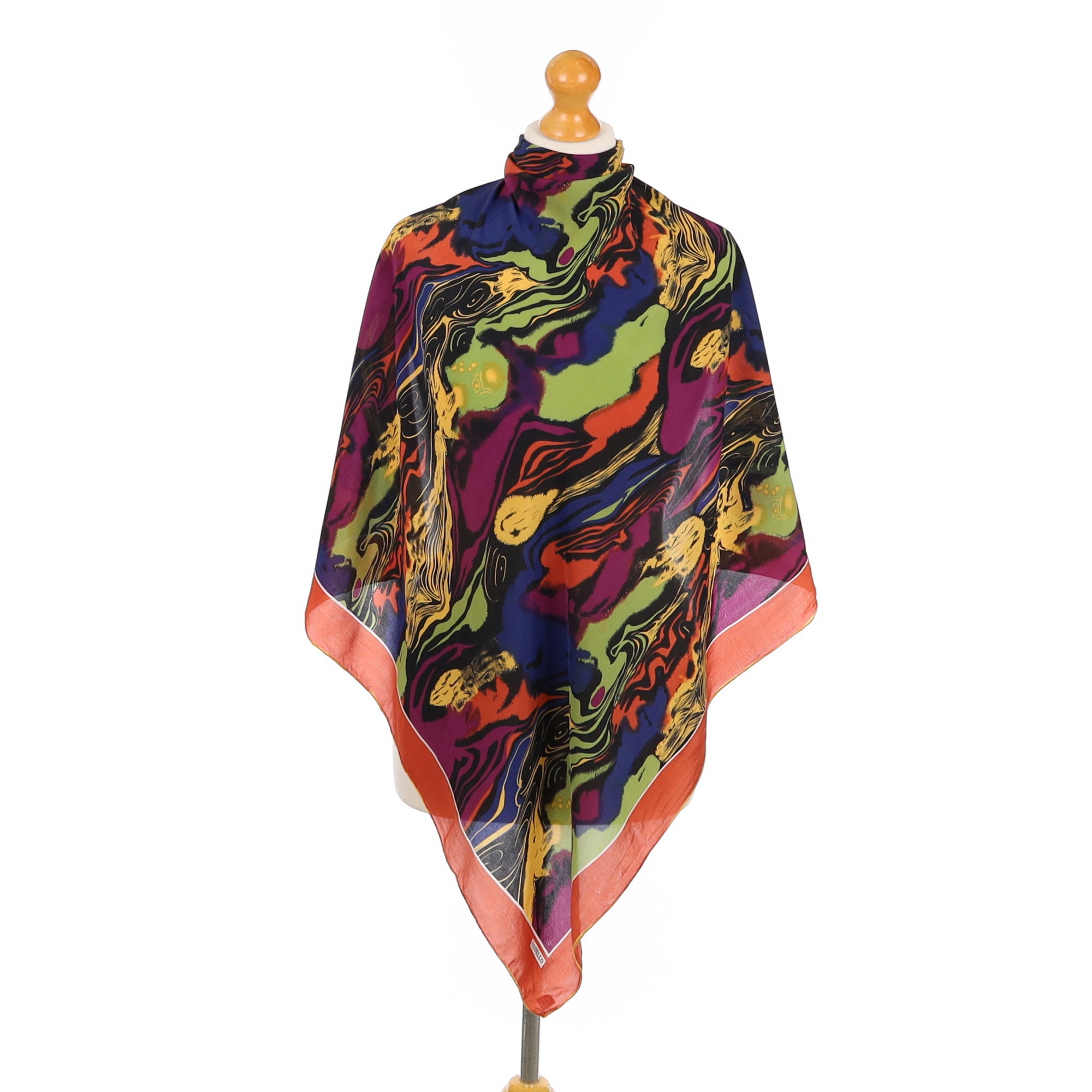 Codello Abstract Vintage Silk Scarf