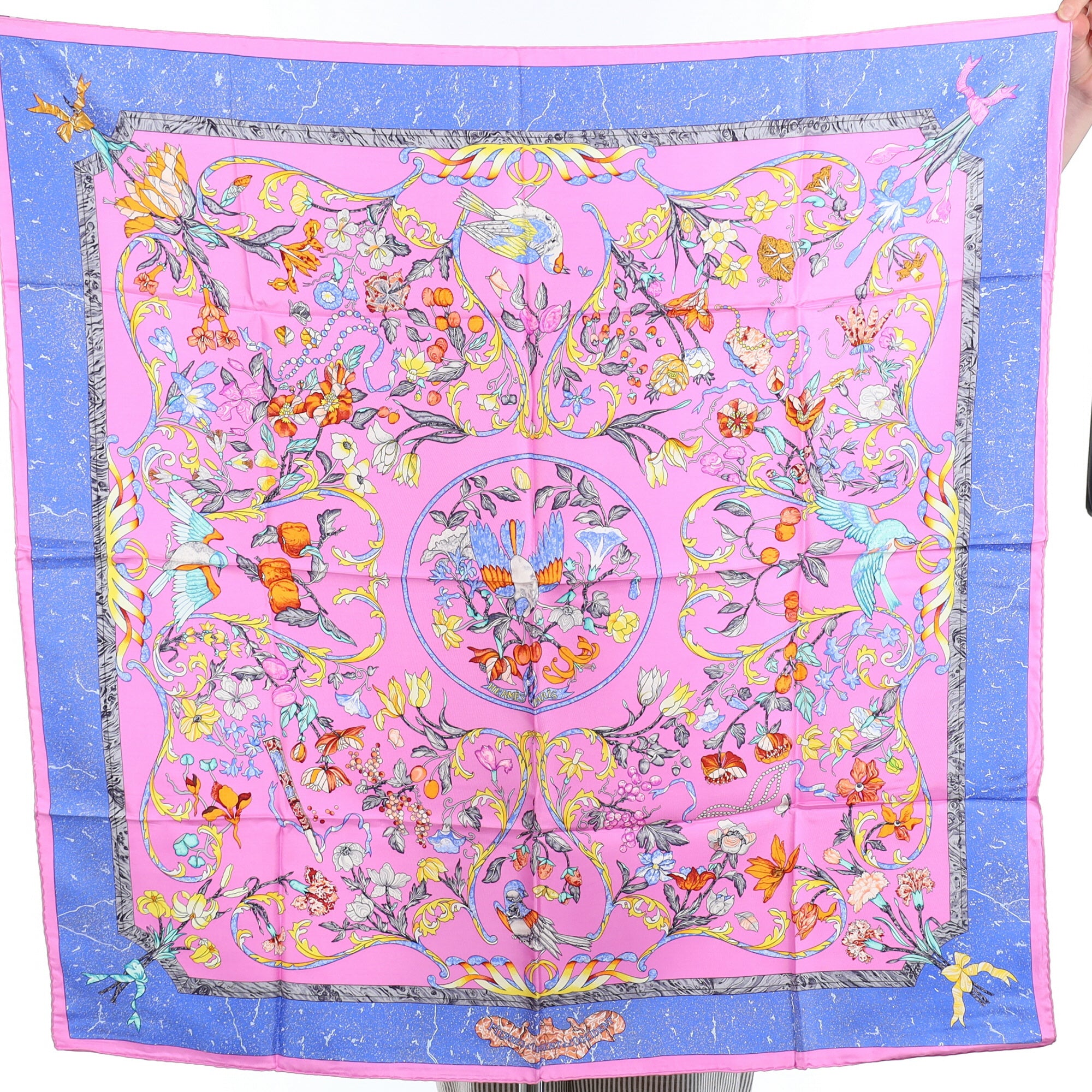 Brand New Boxed Hermès Pierres d’Orient et d’Occident Silk Scarf