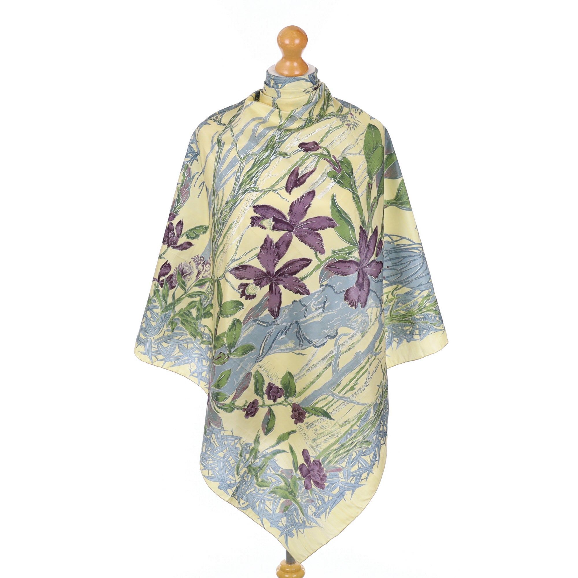 Immaculate Floral Thai Silk Scarf