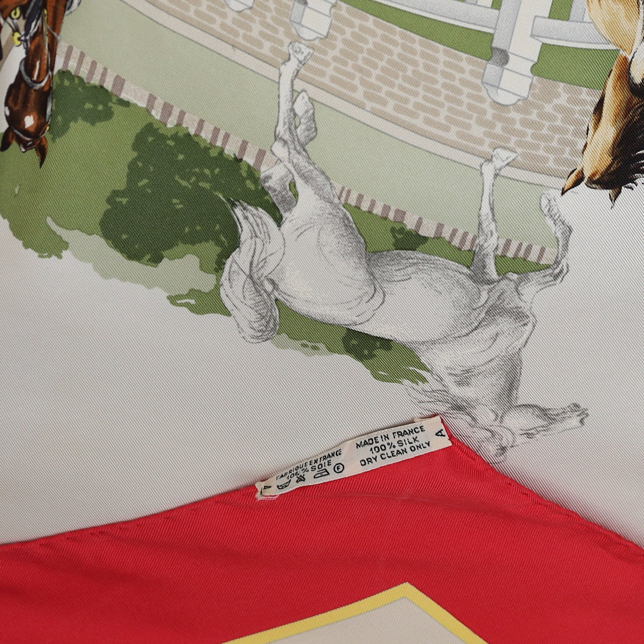 Hermès Les Haras Nationaux Silk Scarf