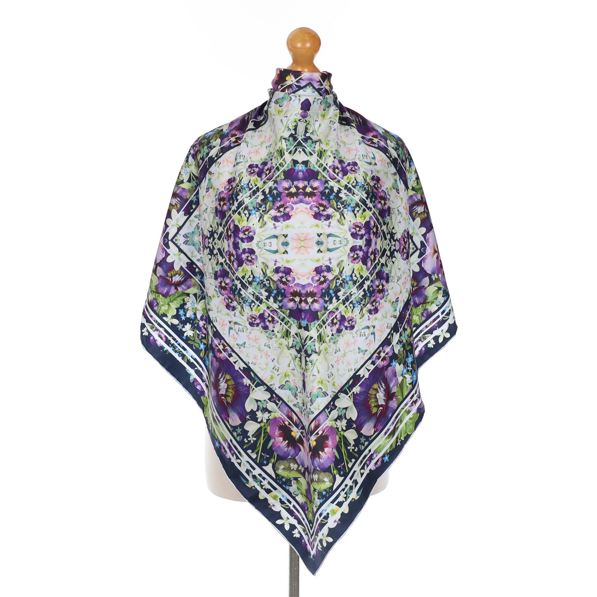 Immaculate Ted Baker Floral Silk Scarf