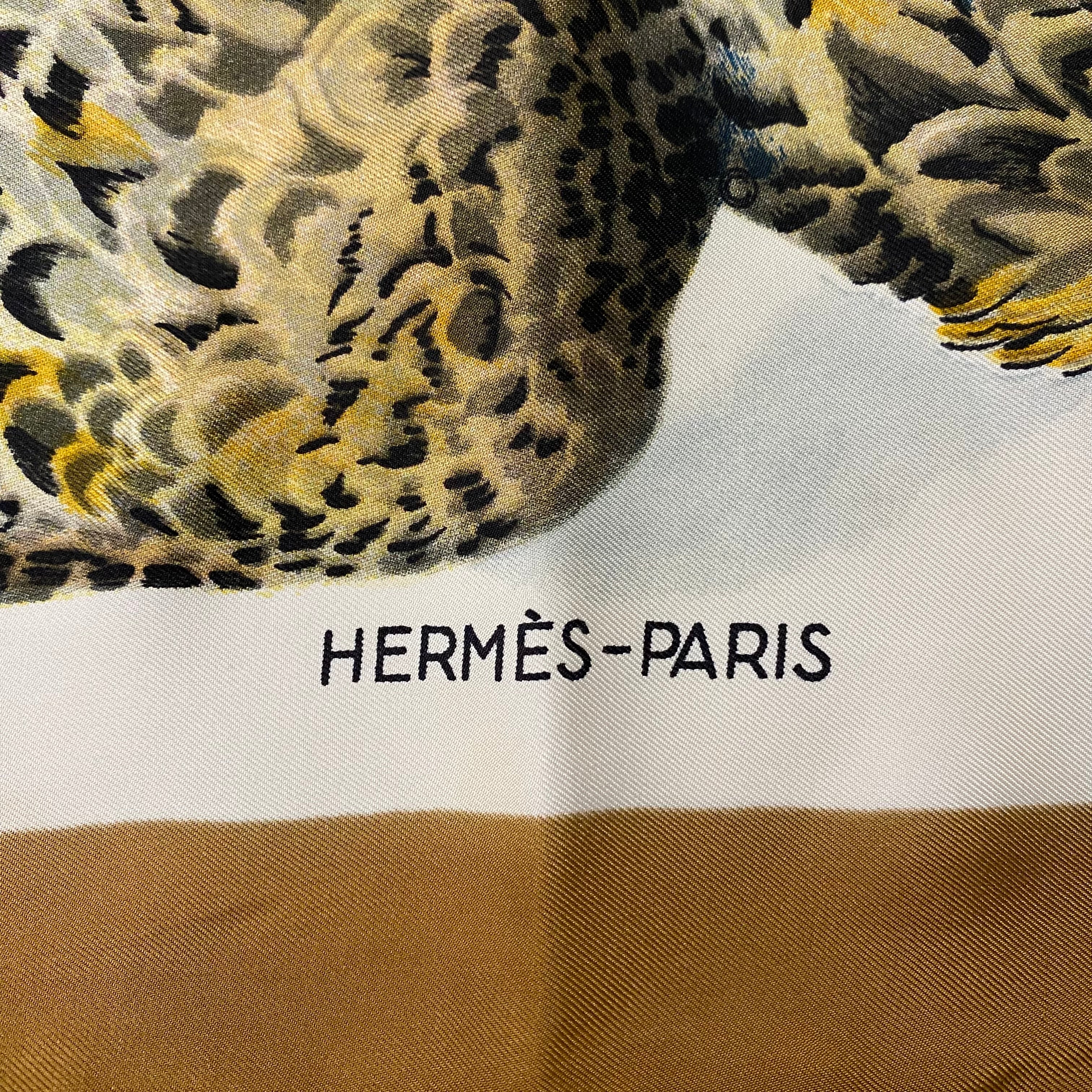 Hermès Belles Chasse Vintage Silk Scarf