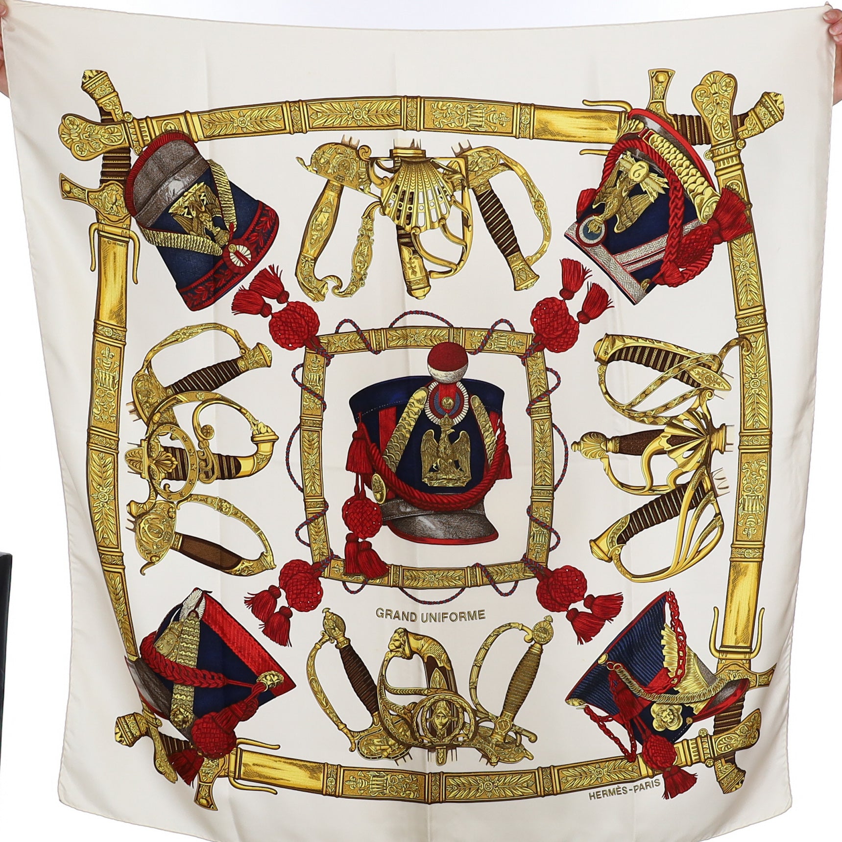 Hermès Grand Uniforme Silk Scarf