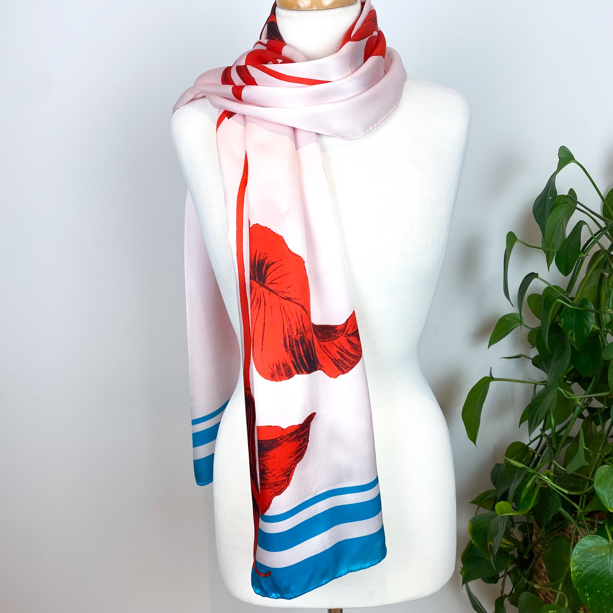 Ted Baker Wrap Style Satin Silk Scarf