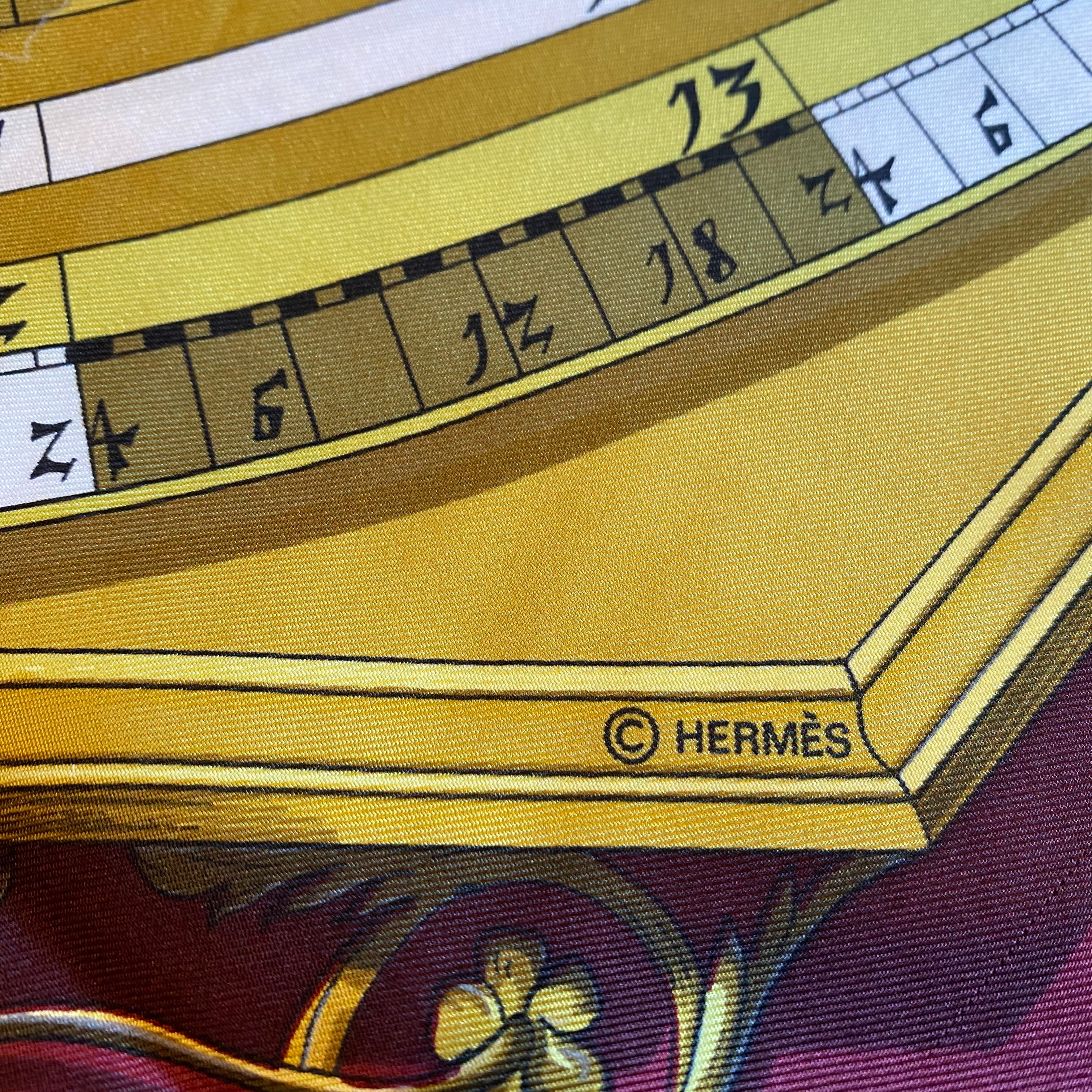 Hermès Dies et Hore Atrologie Silk Scarf