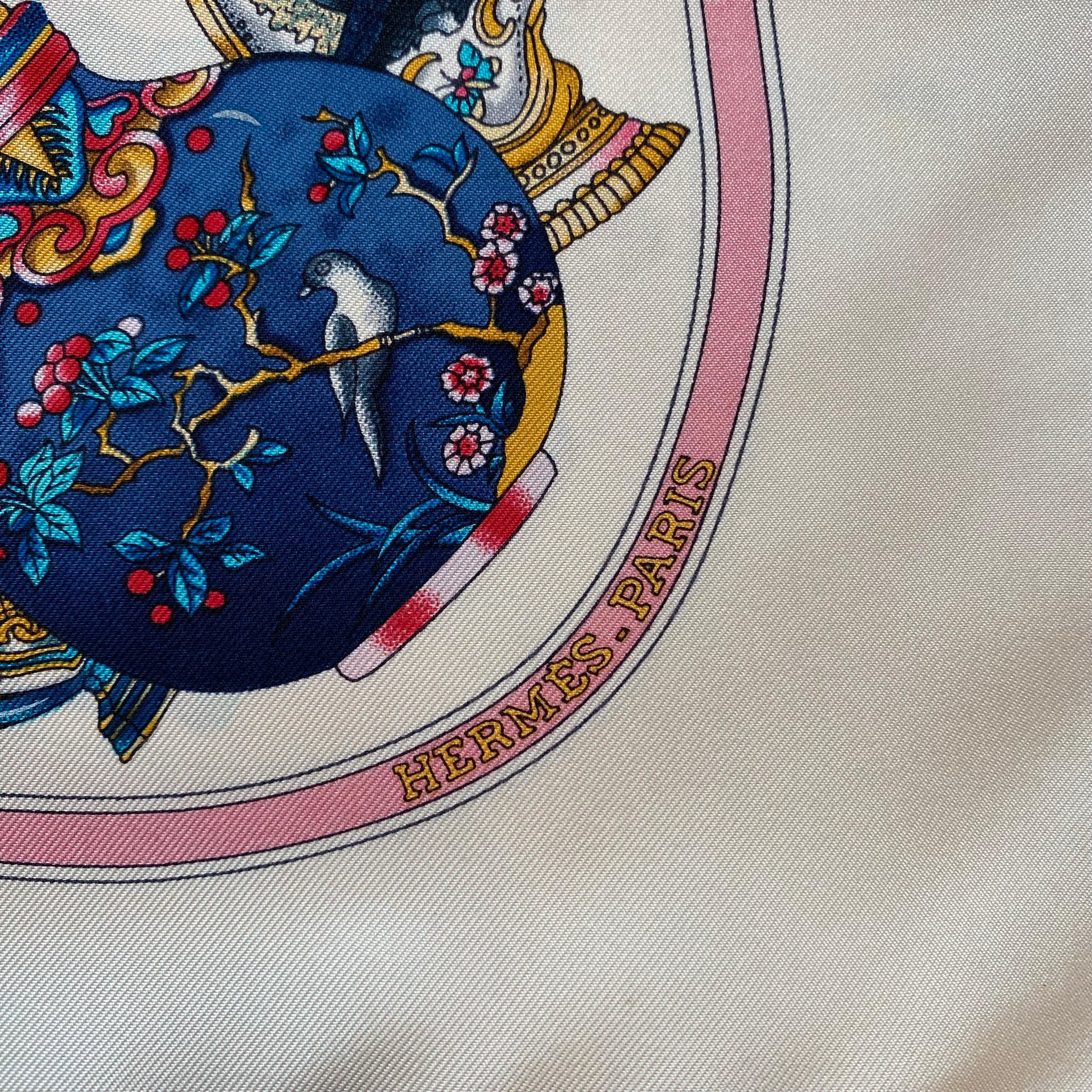 Hermès 70 Qu’importe Le Flacon Silk Scarf