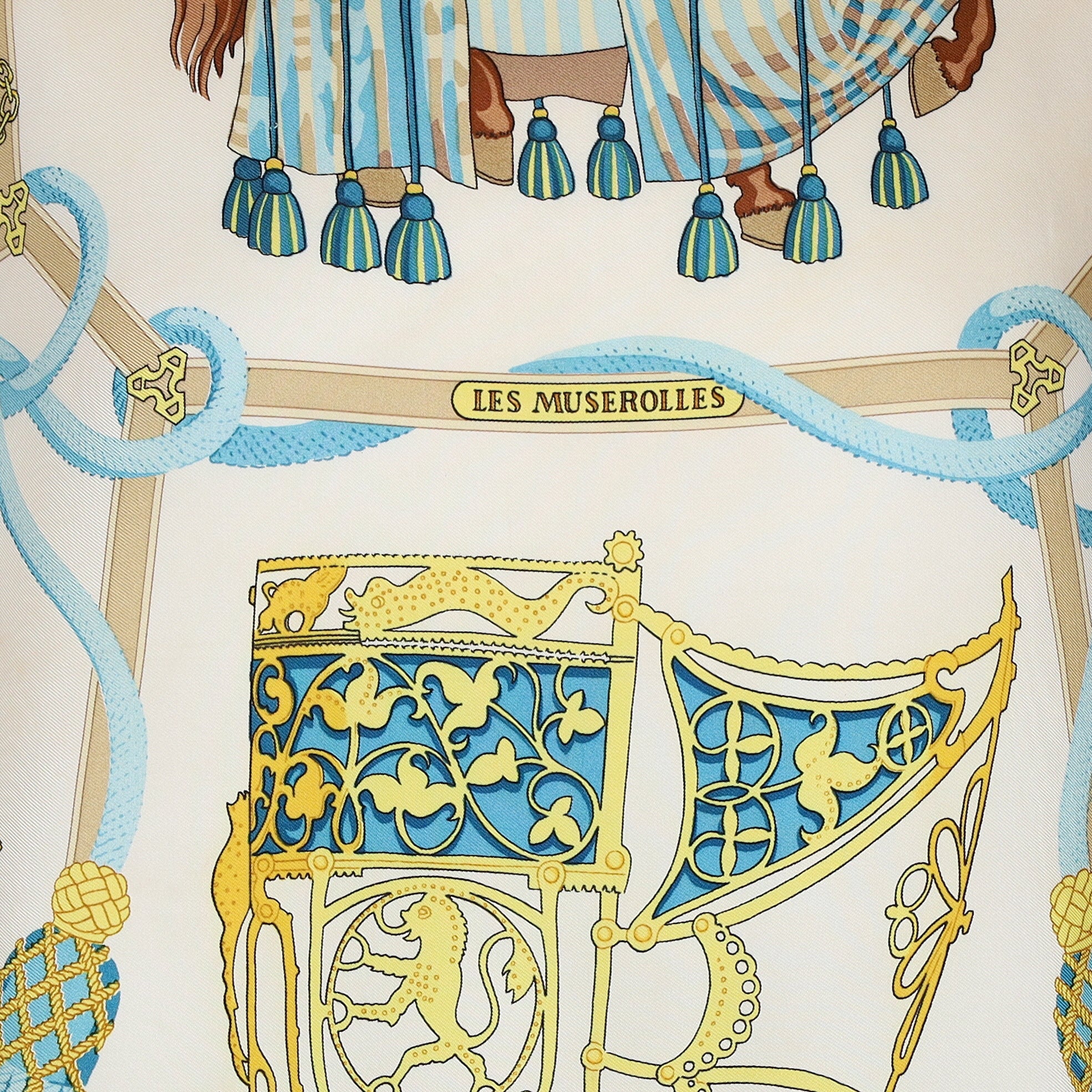 Hermès Les Muserolles Silk Scarf