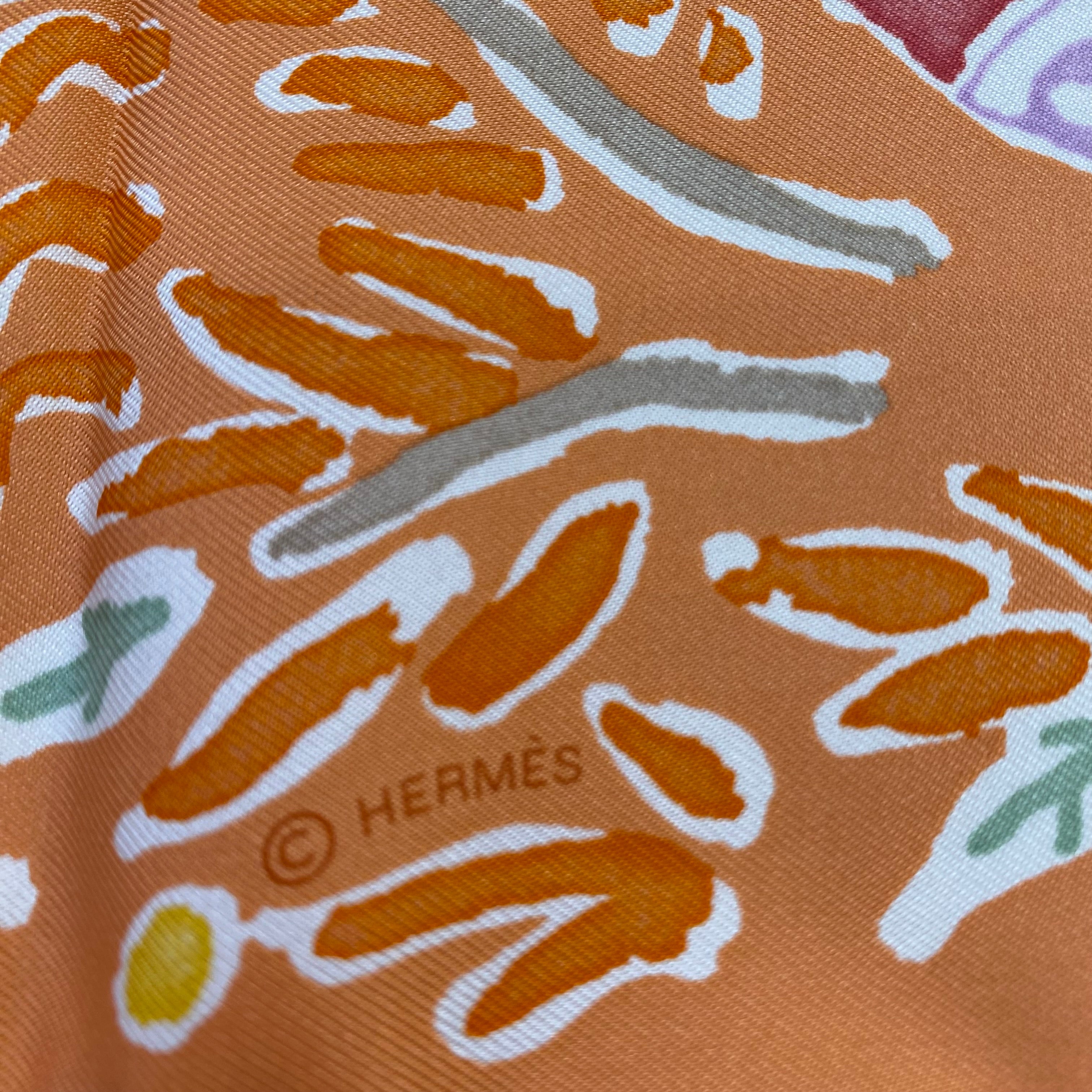 Brand New Boxed Hermès Isola di Primavera Silk Scarf