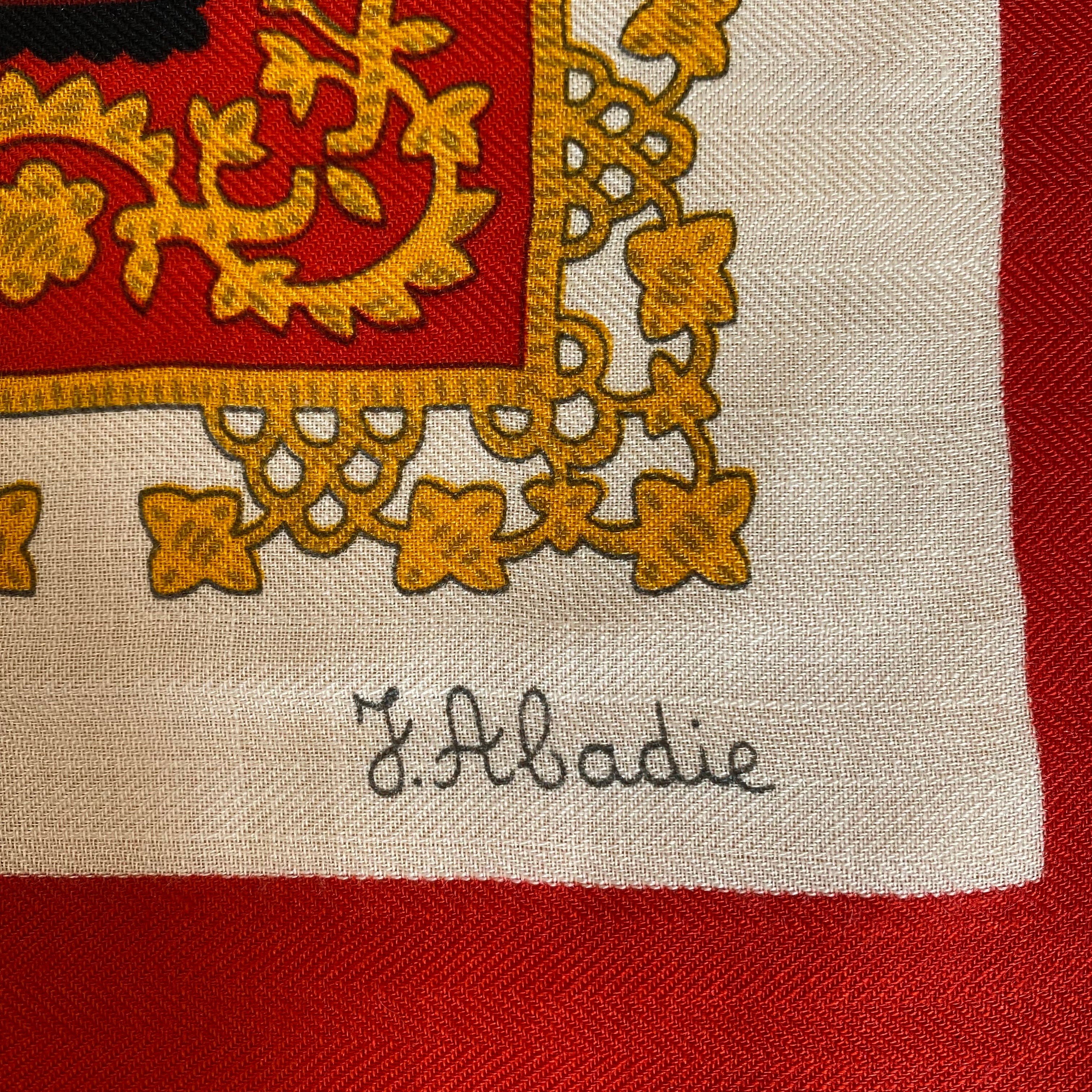 Hermès Brins D’or 140 Silk and Cashmere Shawl