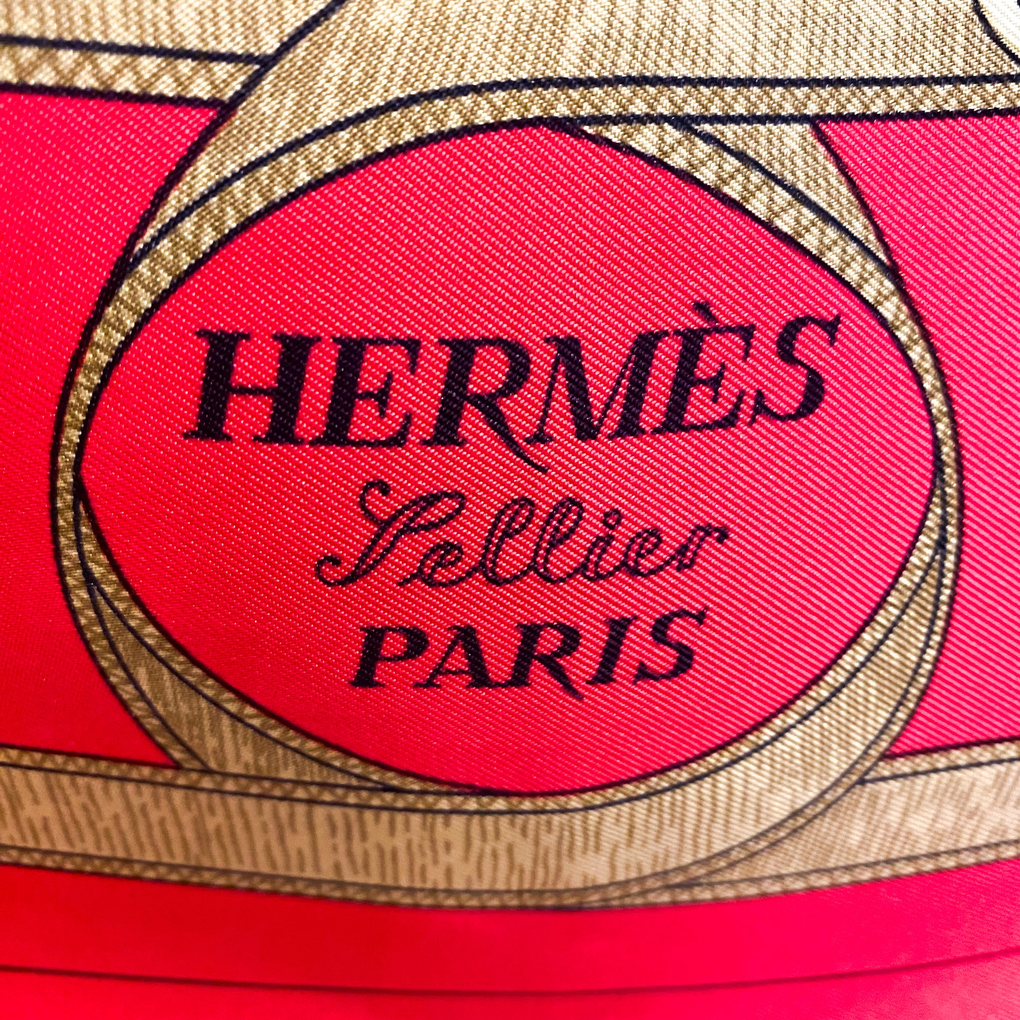 Boxed Hermes Eperon d’Or Vintage Silk Scarf