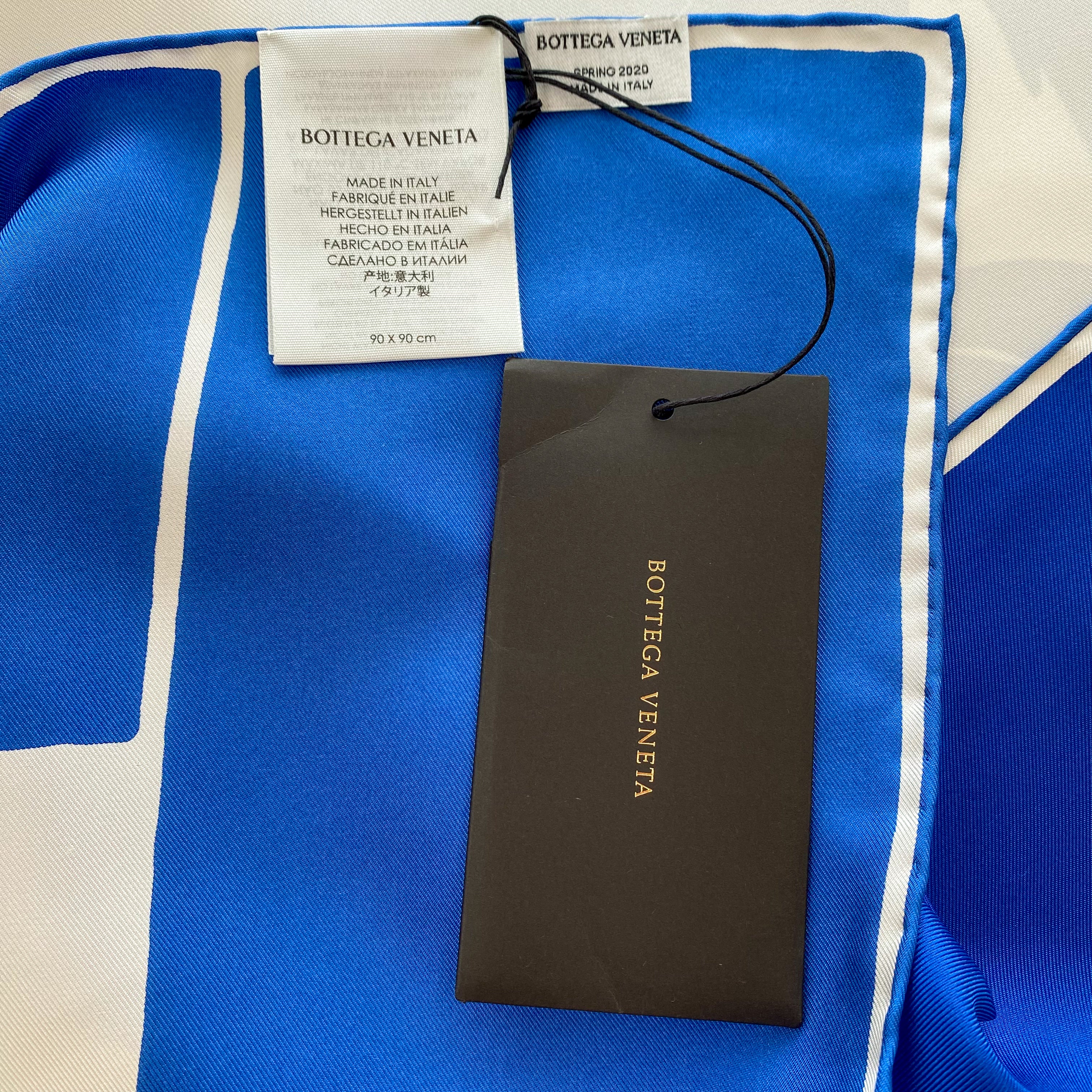Brand New Bottega Veneta Monkey Silk Scarf