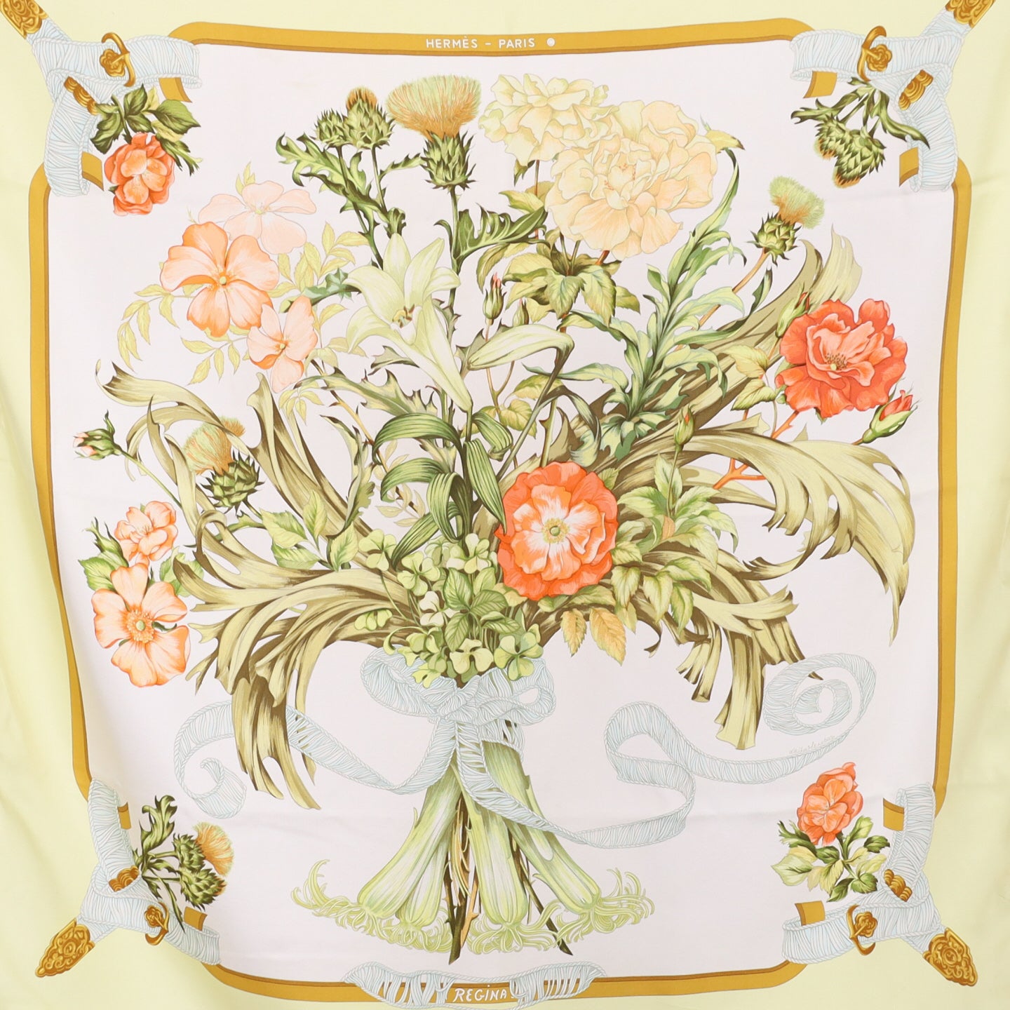 Hermès Regina Silk Scarf