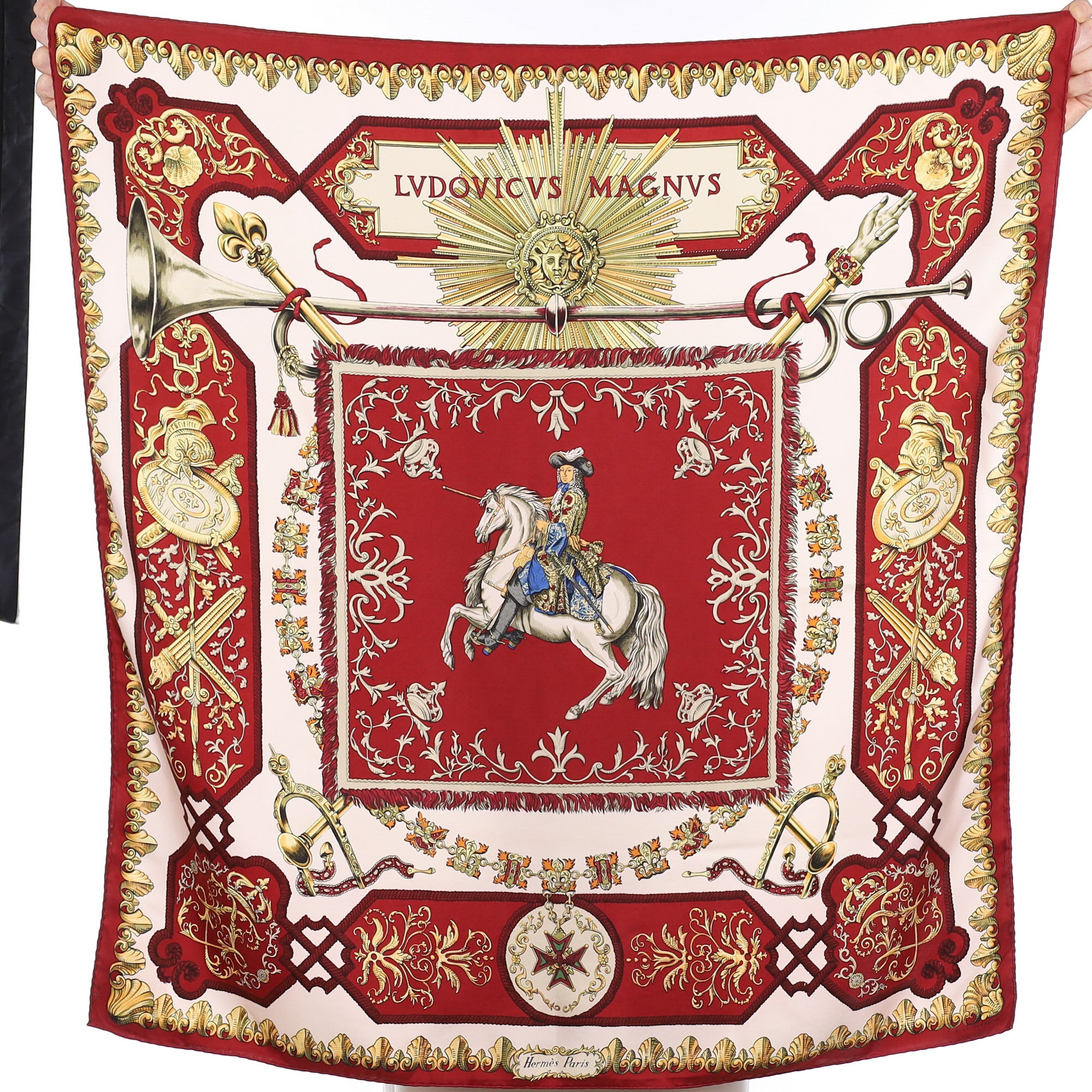 Hermès Lvdovicvs Magnvs Silk Scarf