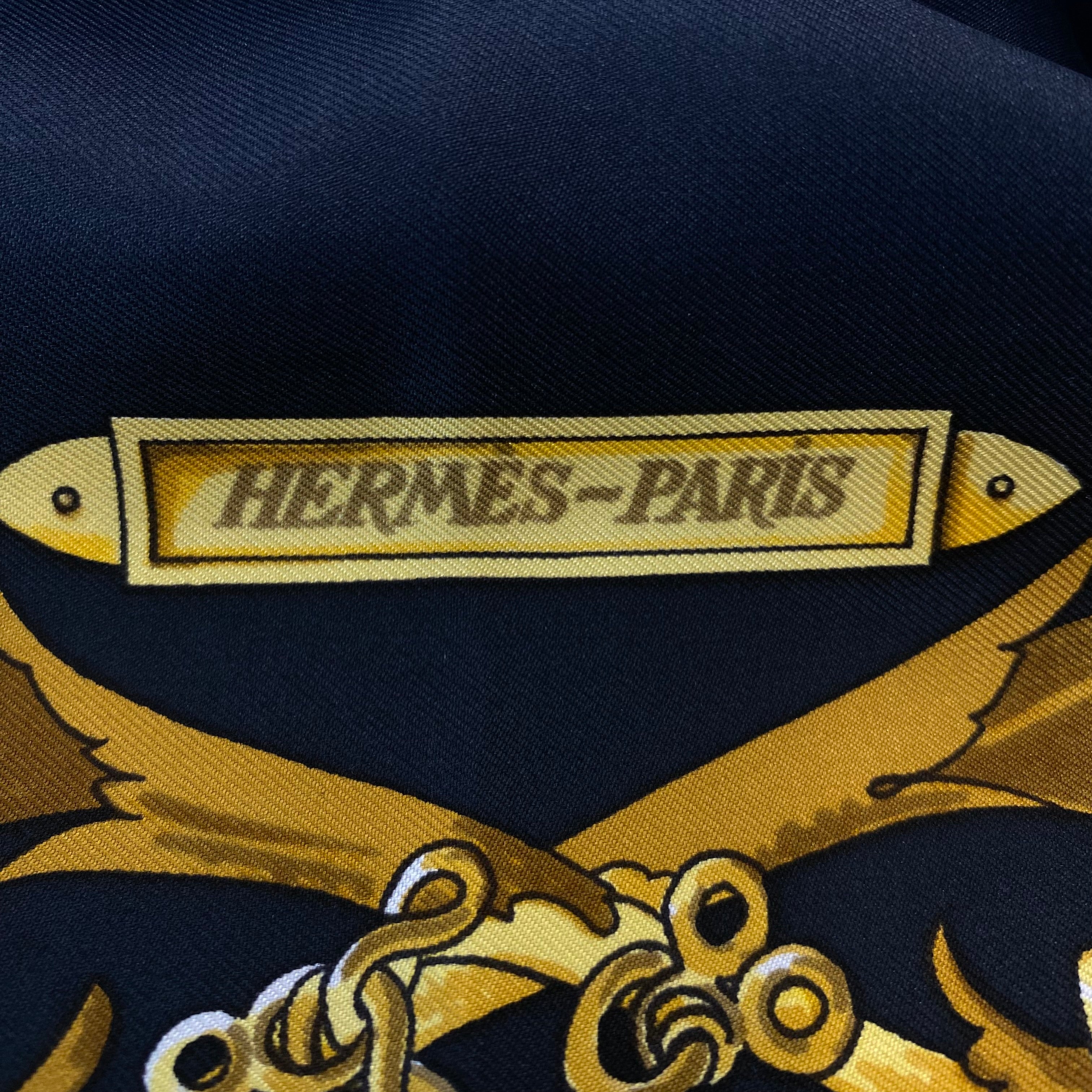 Hermès Le Mors Ala Conétable Silk Scarf