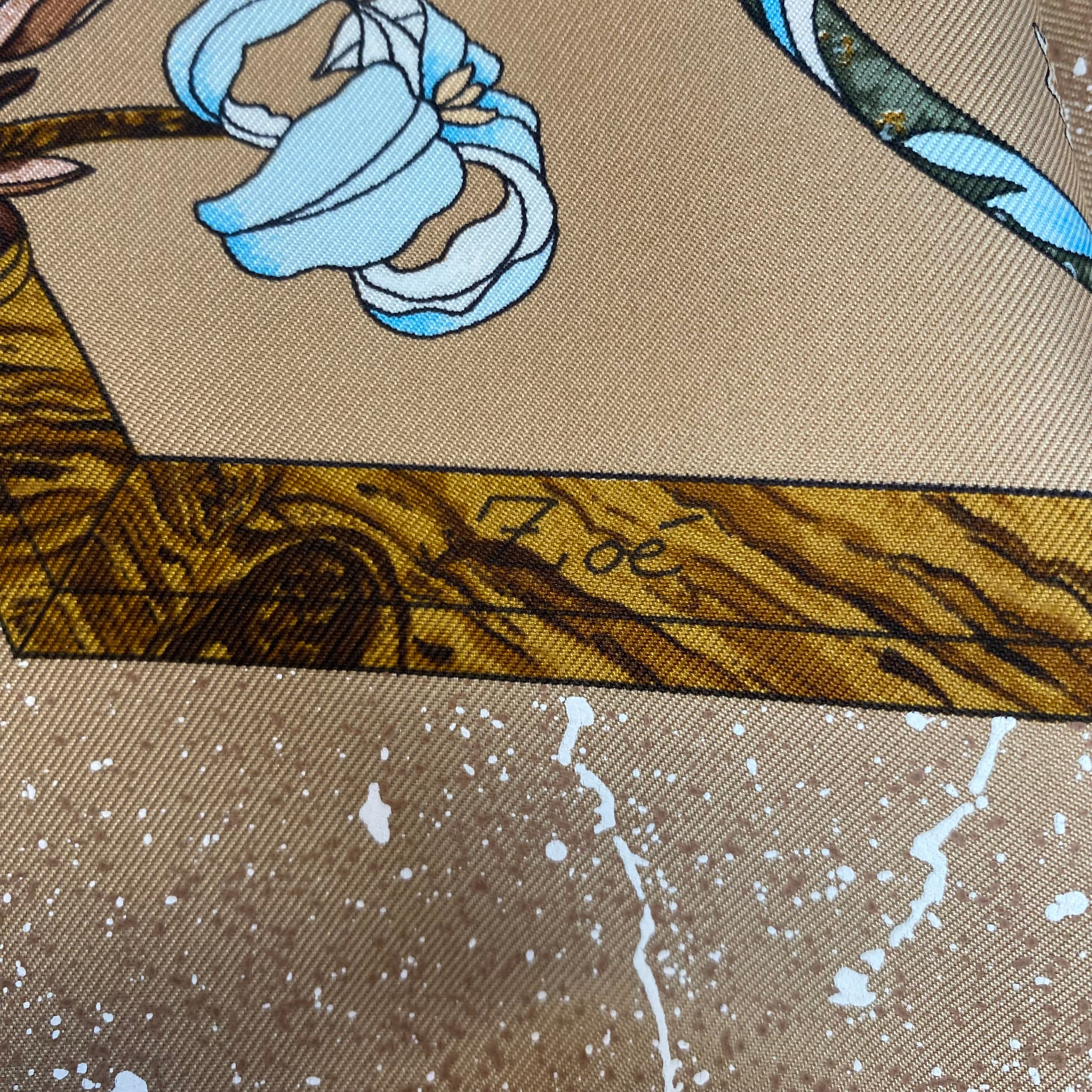 Boxed Hermès Pierres D’orient et D’occident Silk Scarf Quite Rare