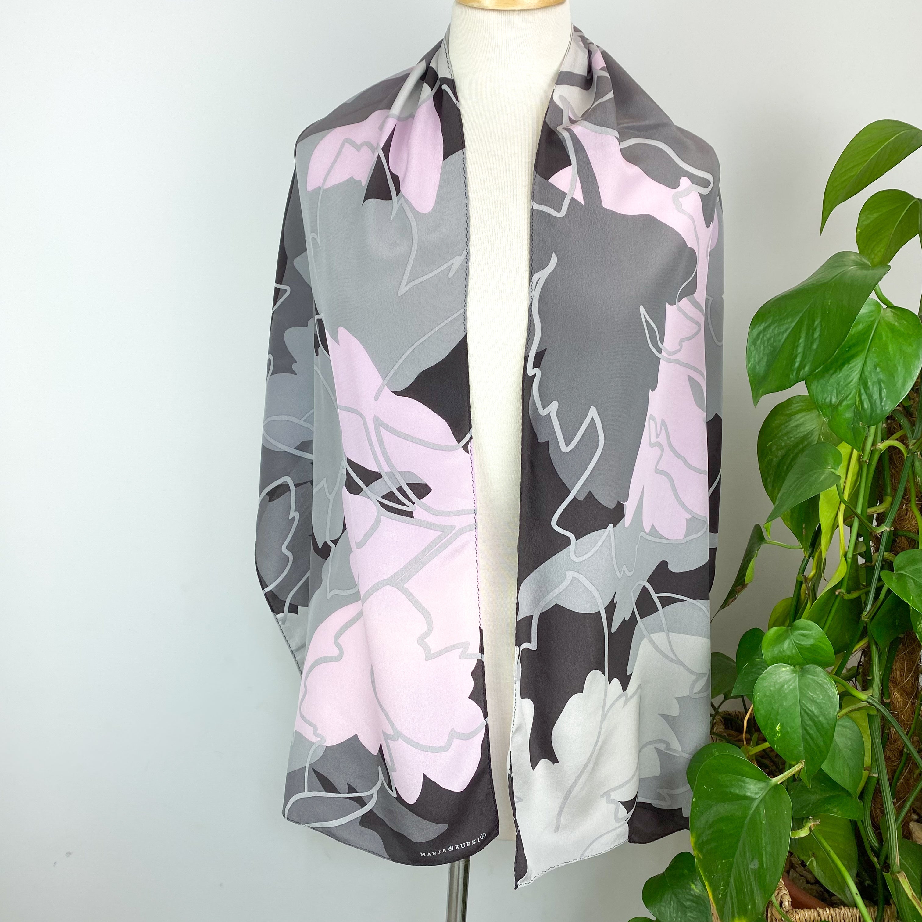Long Marja Kurki Silk Scarf