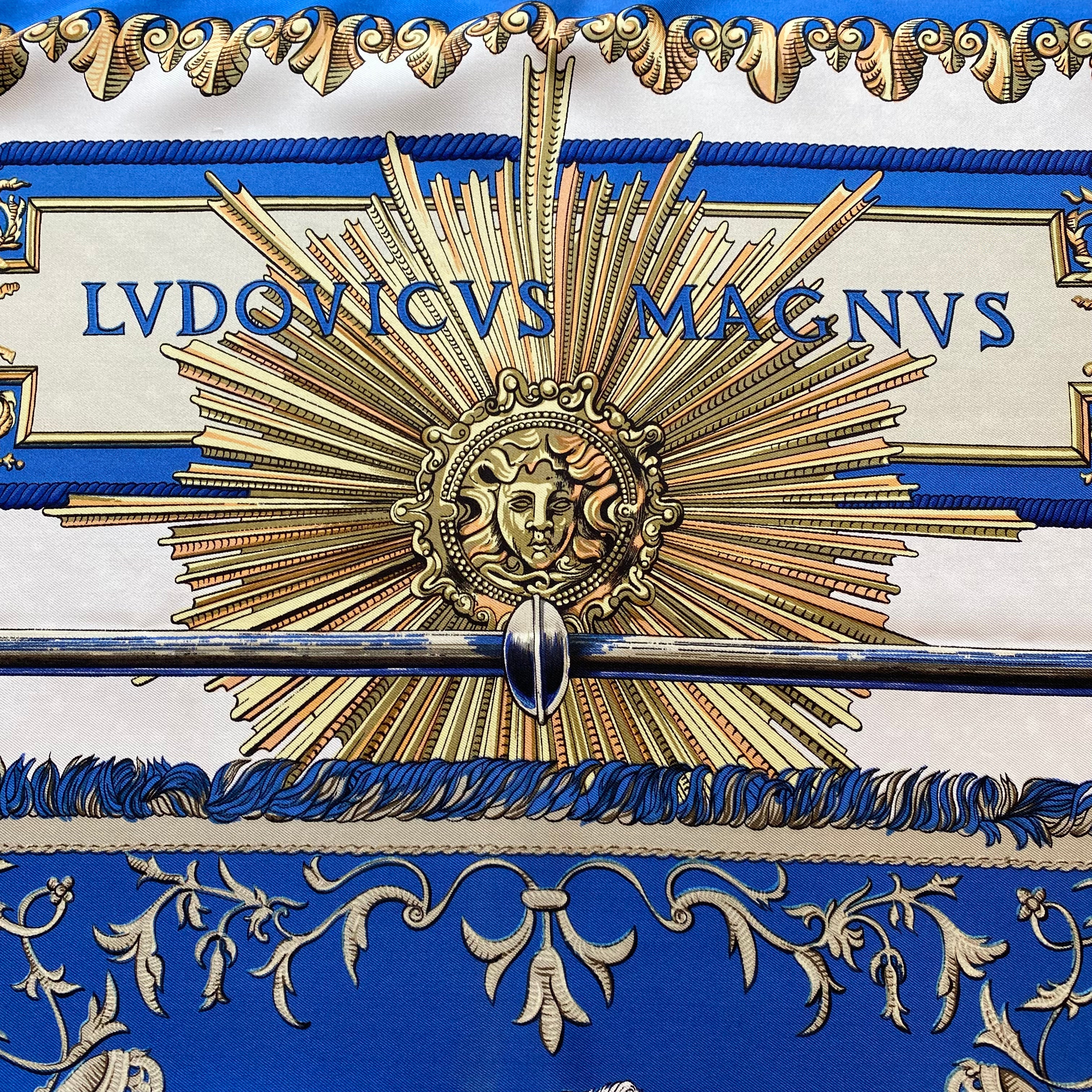 Hermès Lvdovicvs Magnvs Silk Scarf