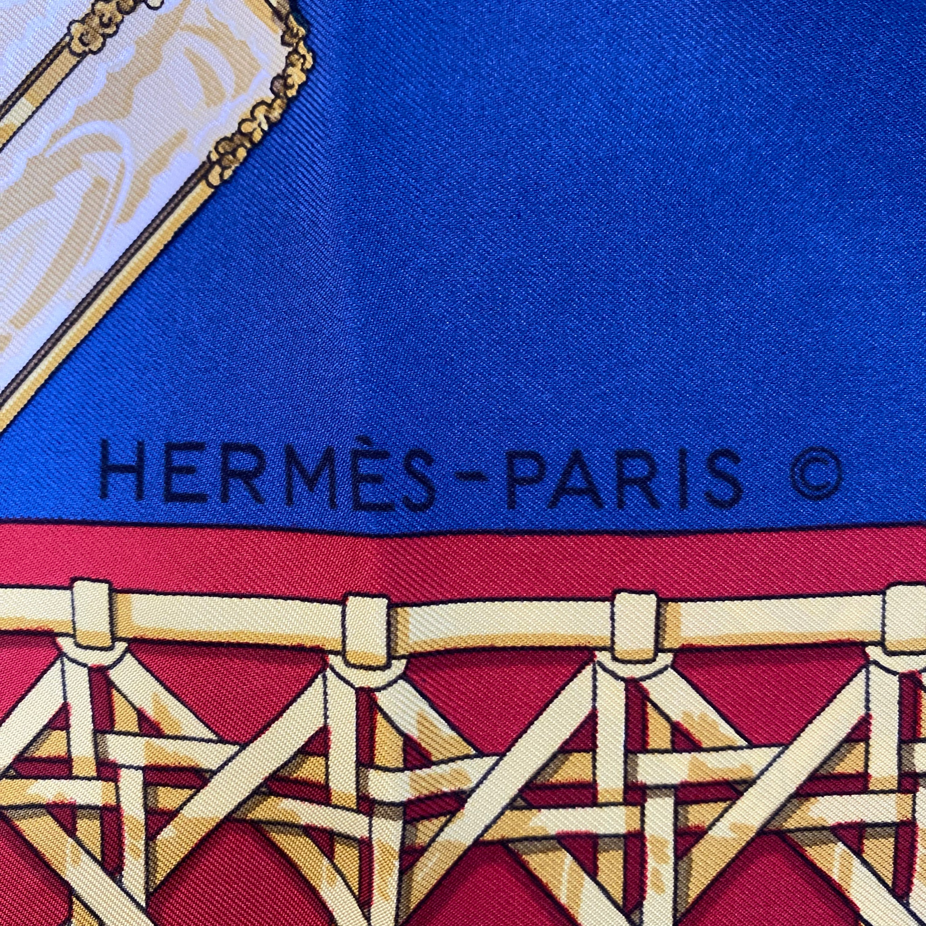 Hermès Feux de Route Silk Scarf