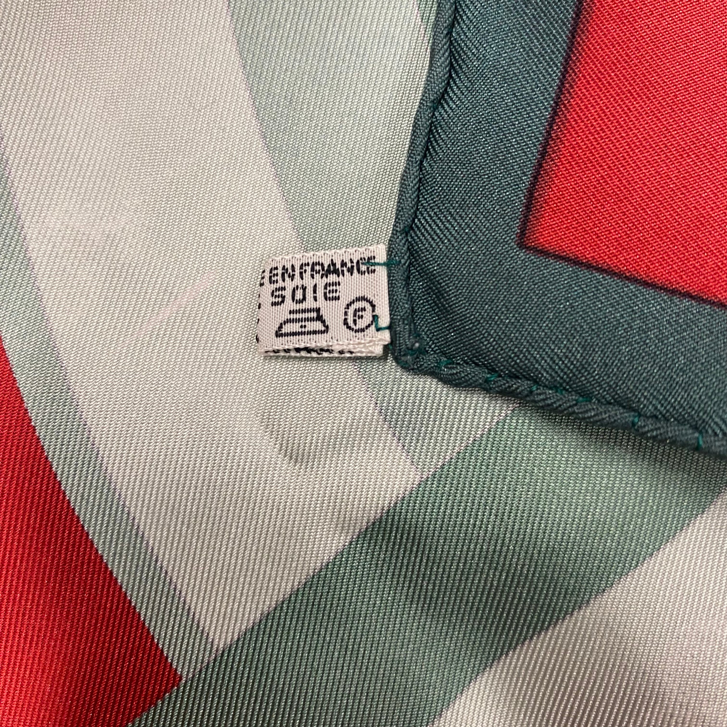 Pristine Hermès Arcs en Ciel Silk Scarf Rare