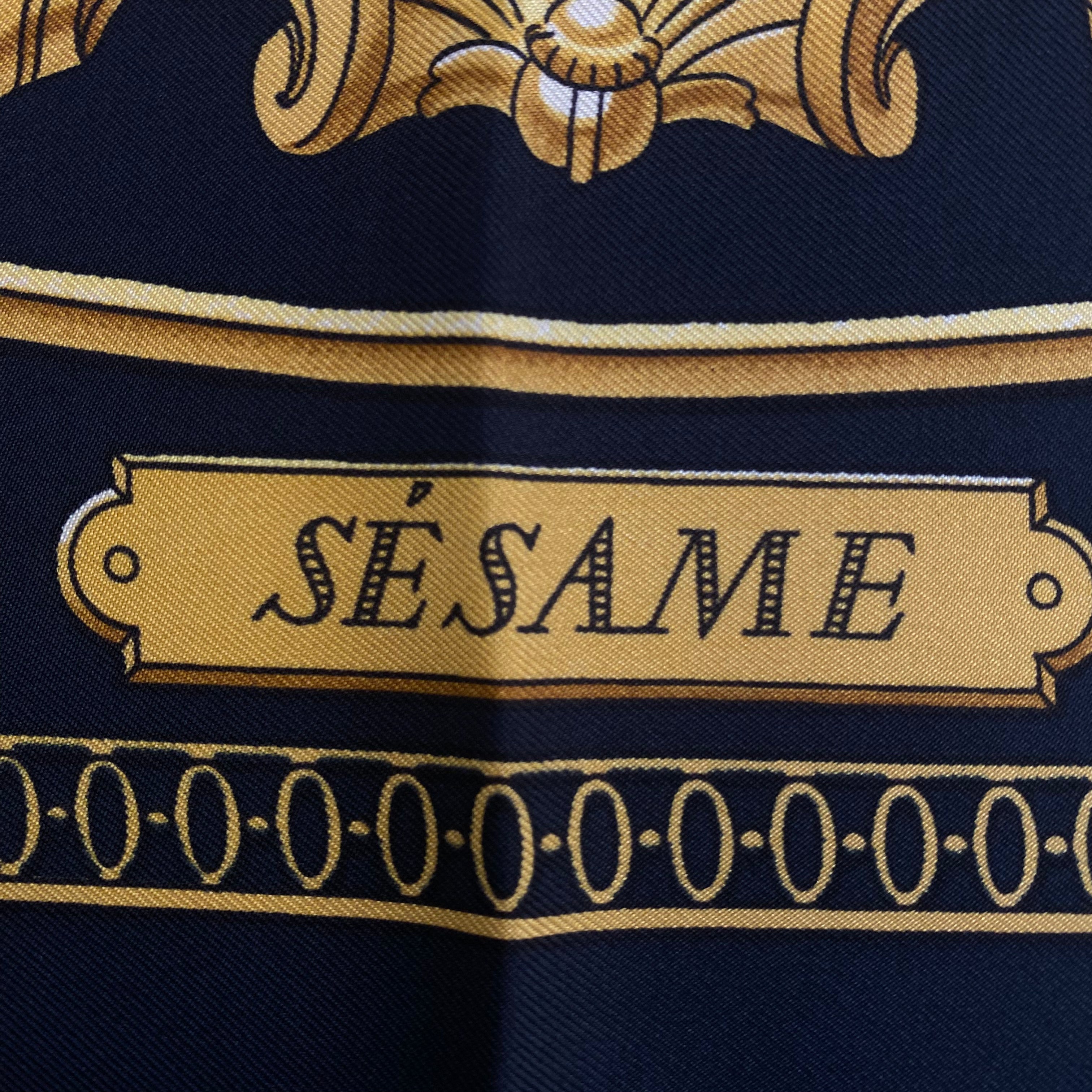 Hermès Sésame Silk Scarf