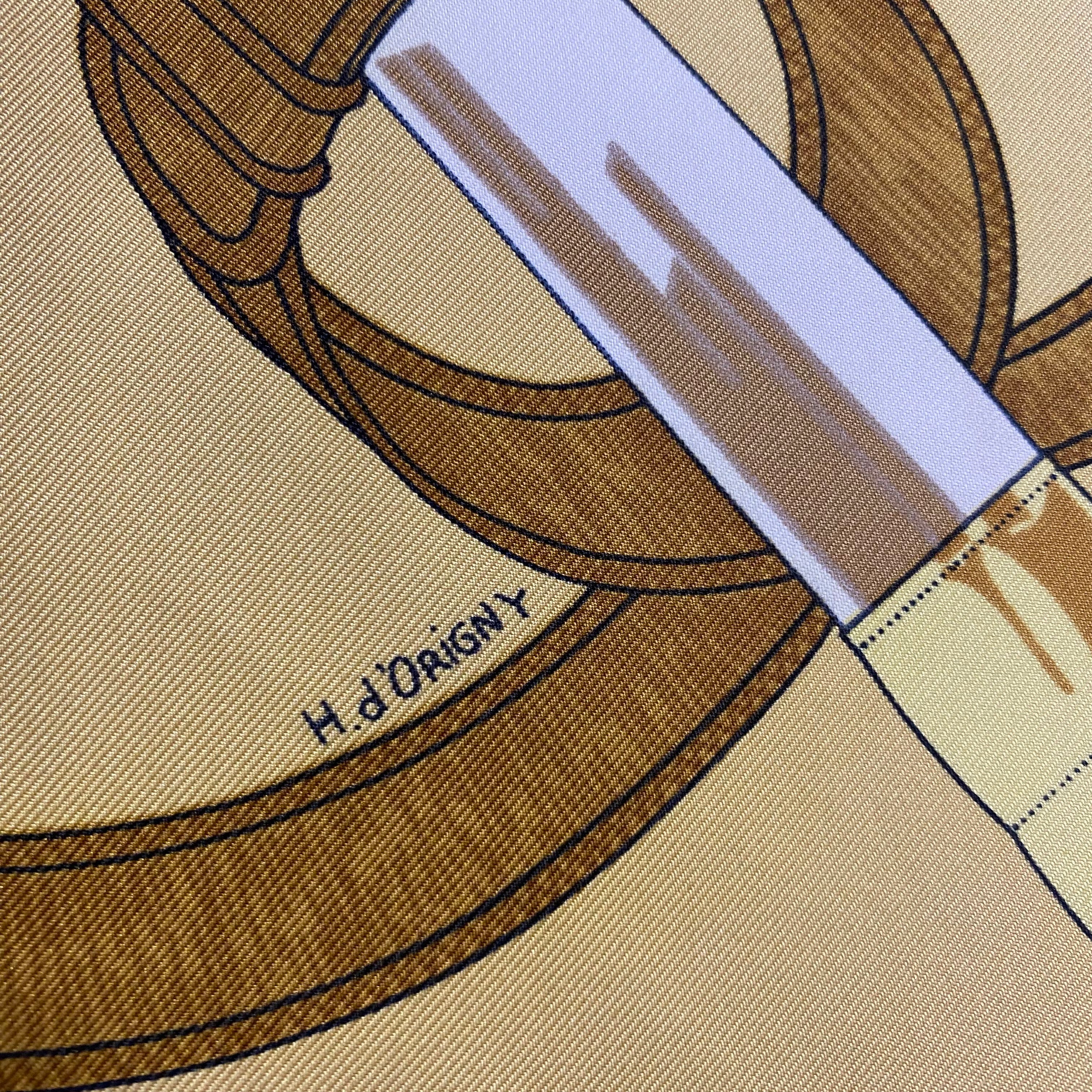 Hermès Eperon D’Or Silk Scarf