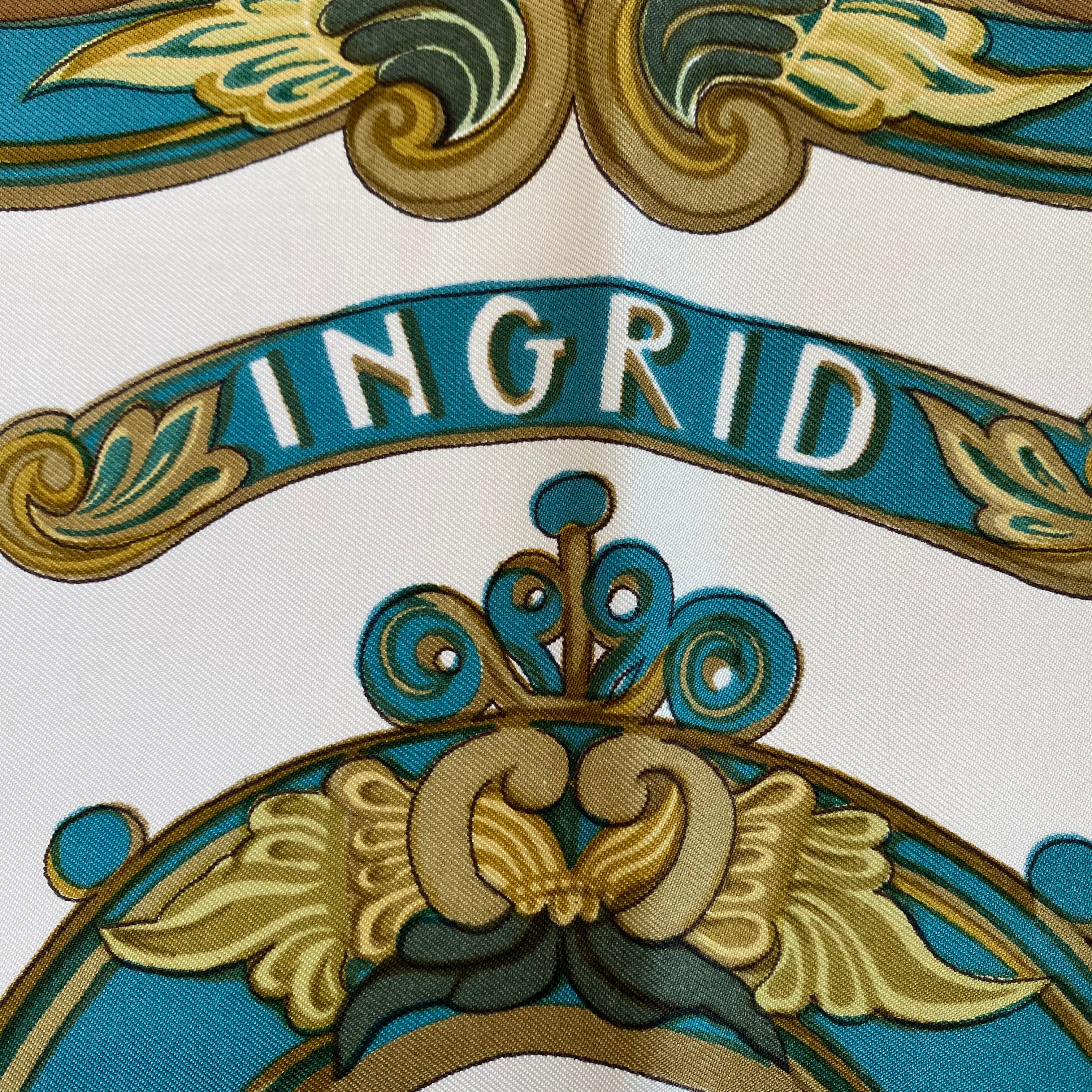 Hermès Ingrid Silk Scarf Quite Rare