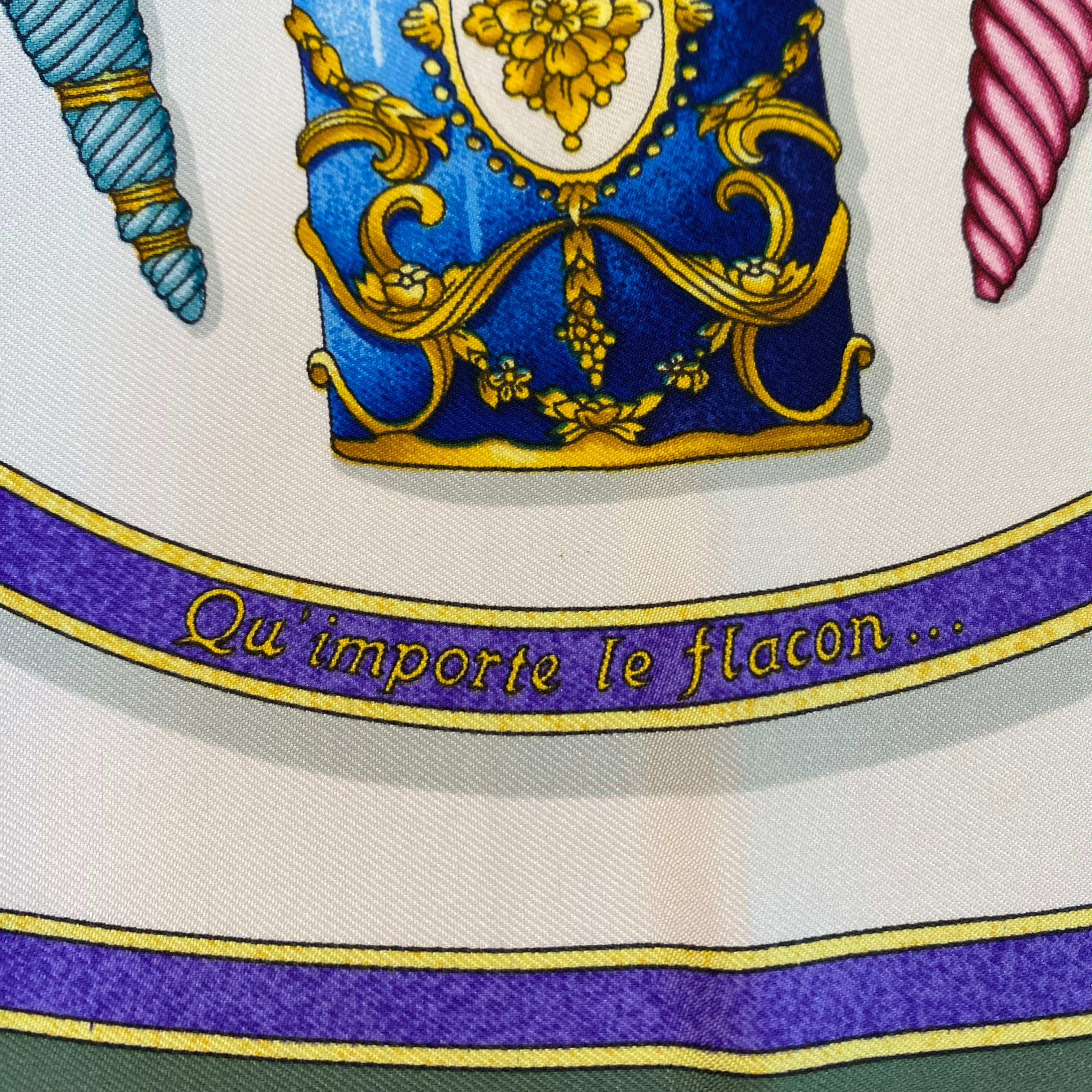 Hermès Qu’ Importe le Flacon Silk Scarf