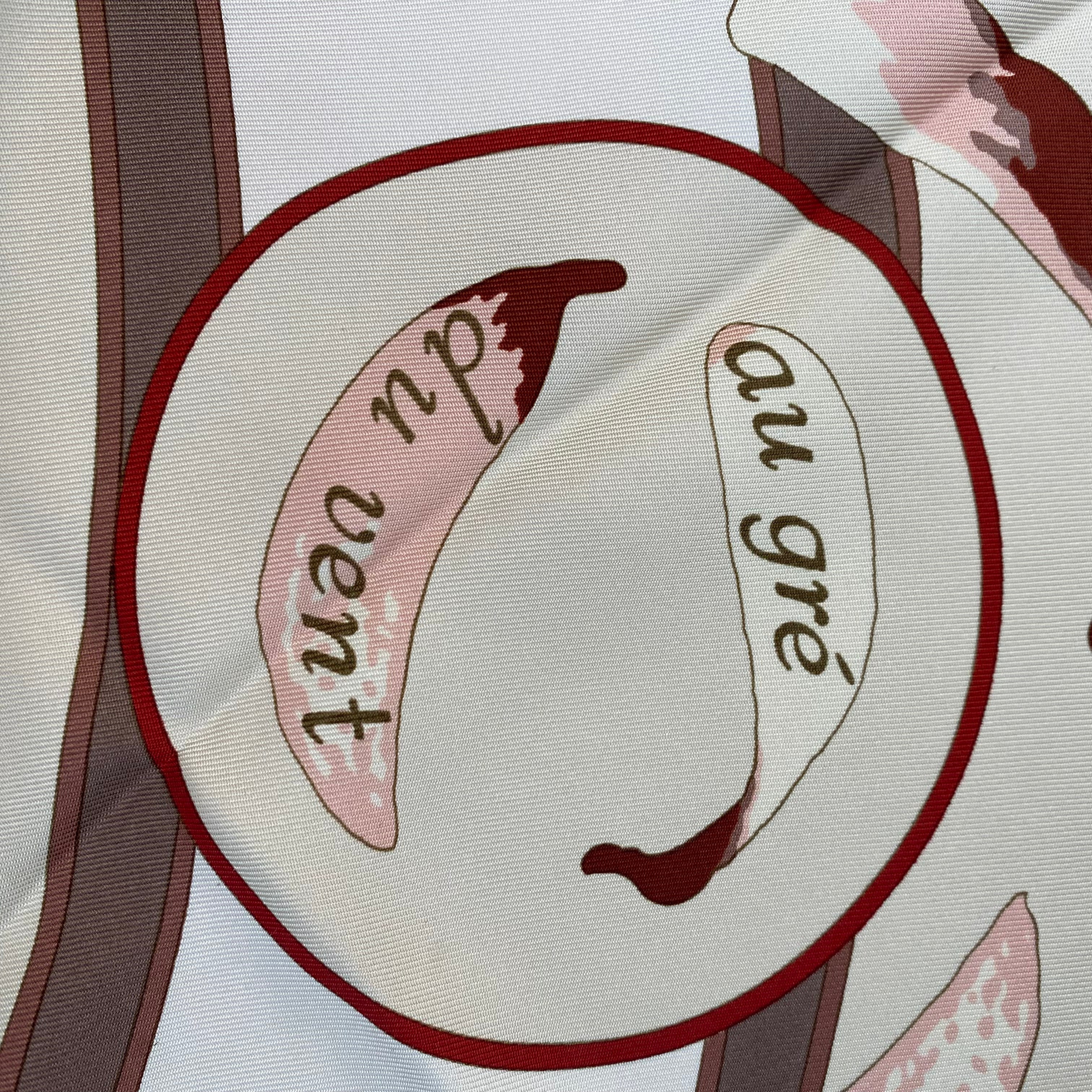 Hermès Au Gré du Vent Silk Scarf