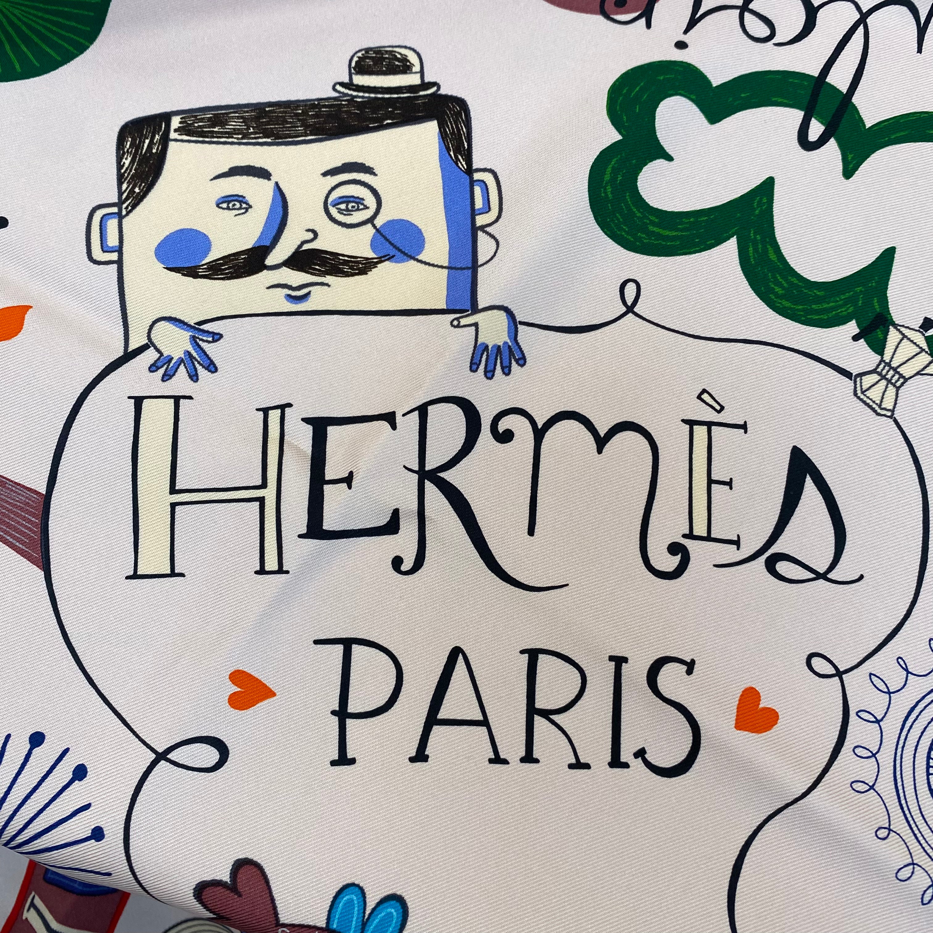 Hermès Les Confessions Silk Scarf