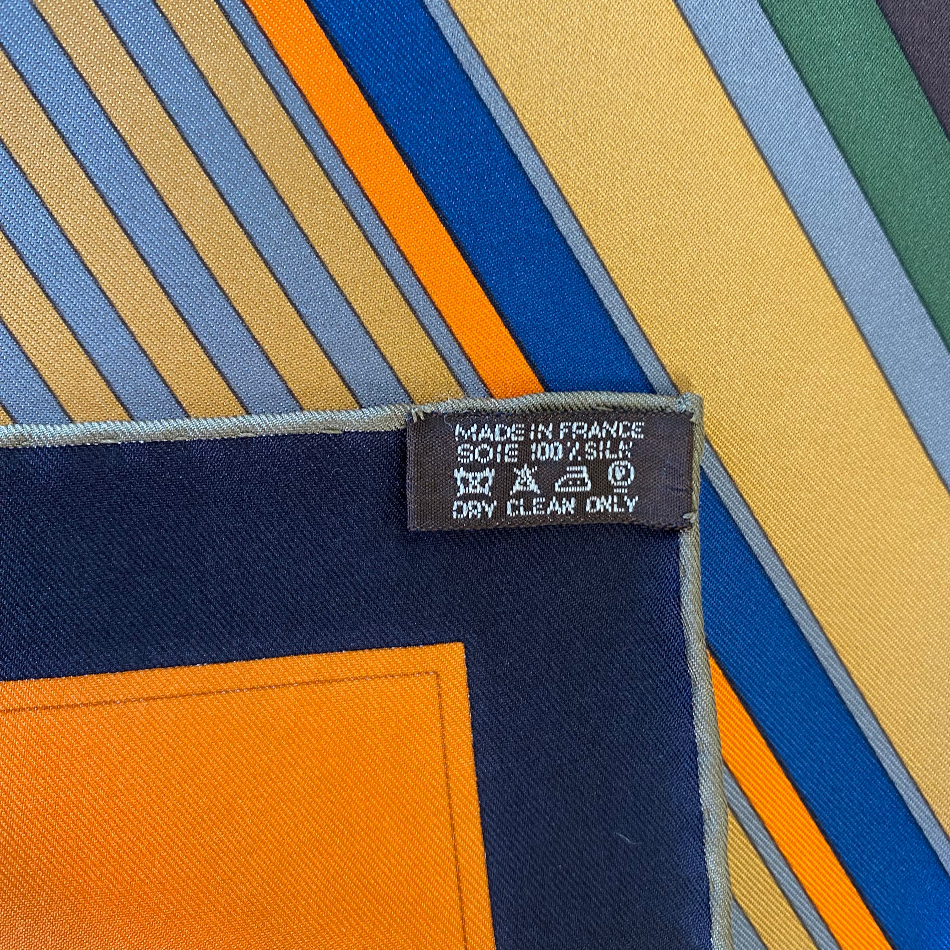 Brand New Boxed Hermès Les Course Silk Scarf
