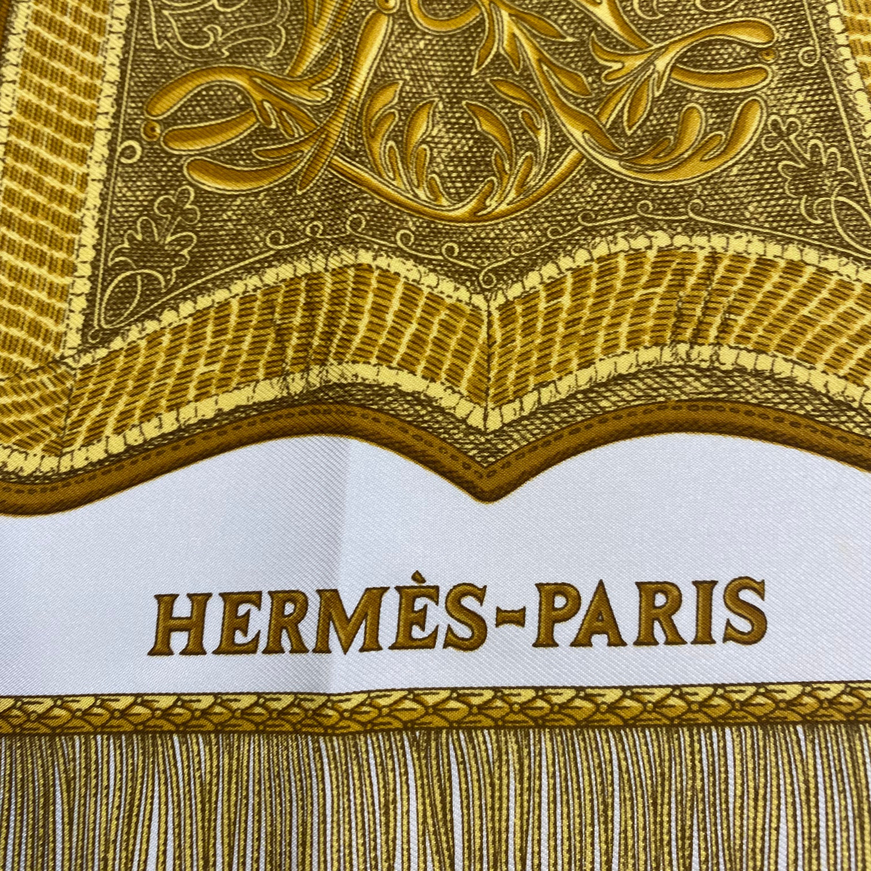 Hermès Poste et Cavalerie Silk Scarf