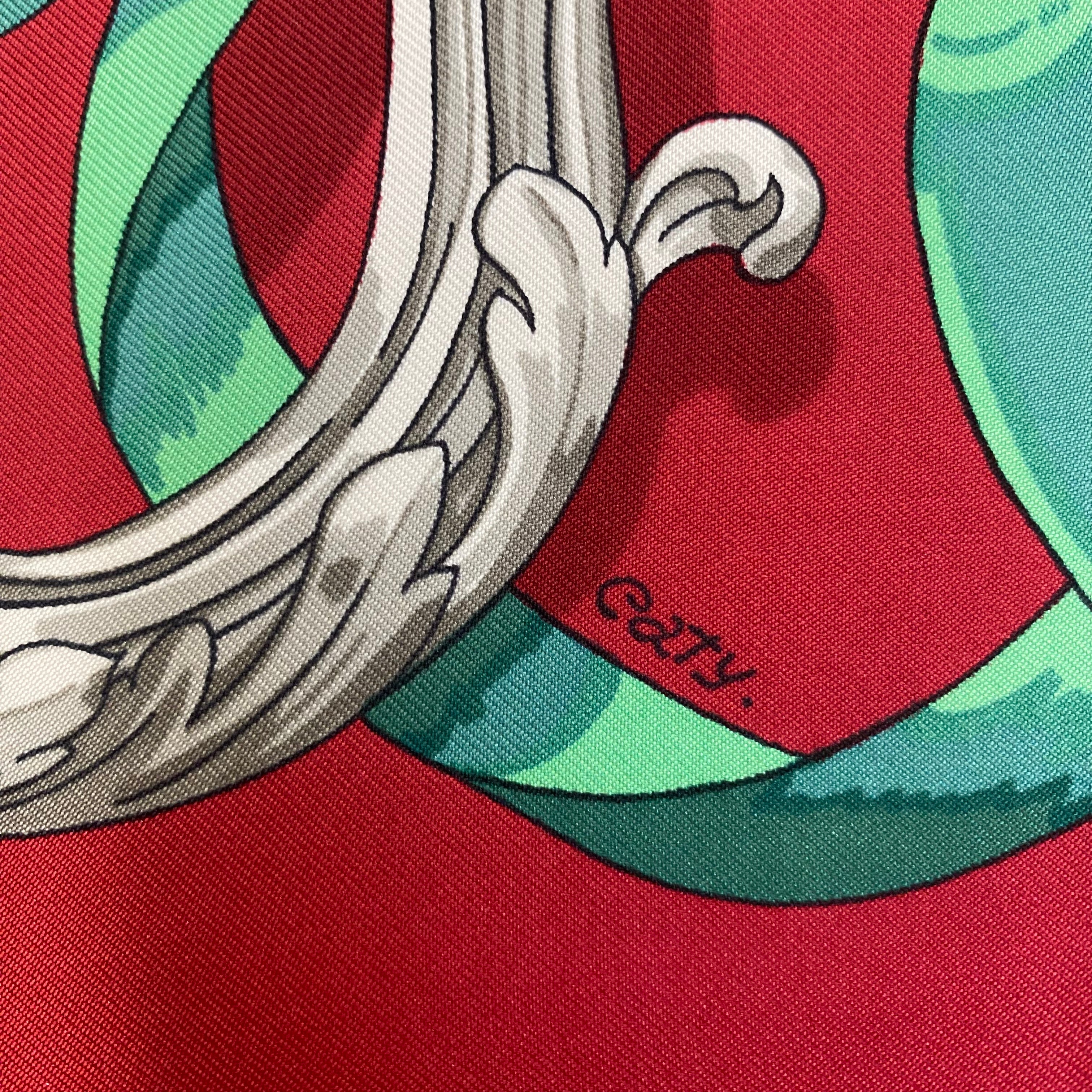 Hermès Ferronnerie Silk Scarf