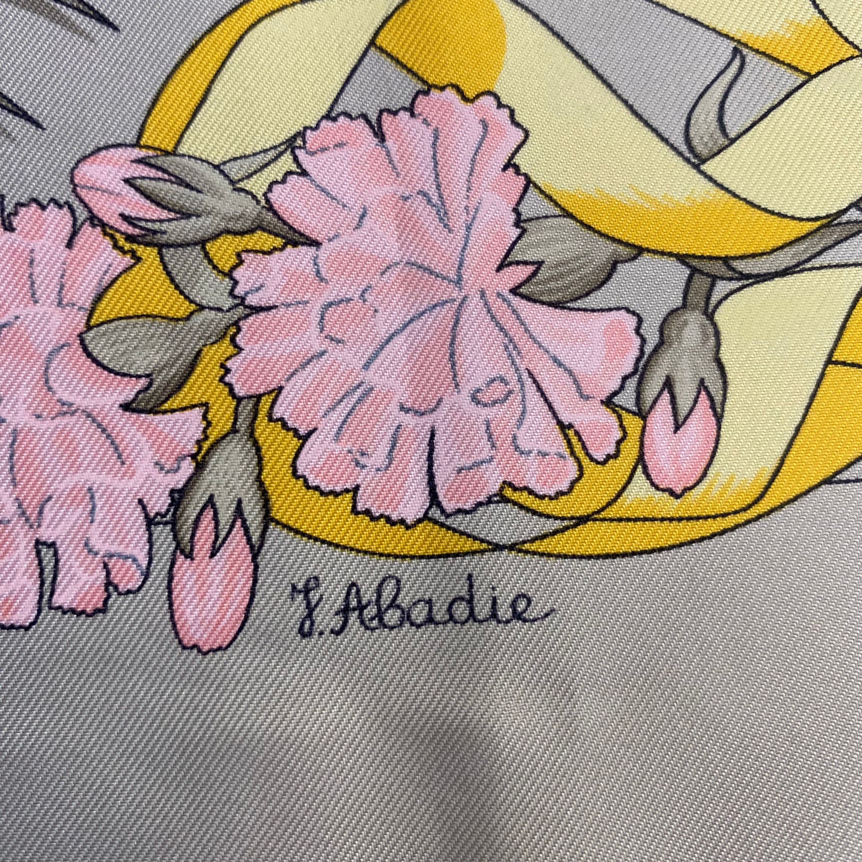 Hermès Fleurs de L’Opèra Silk Scarf
