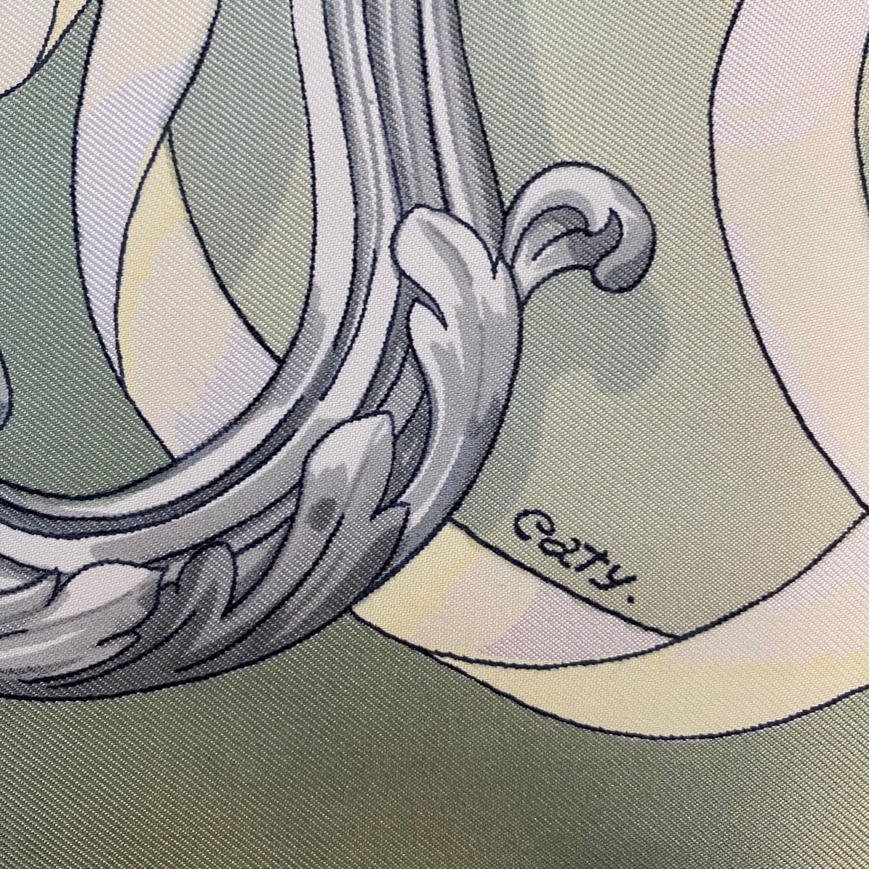 Hermès Ferronnerie Silk Scarf