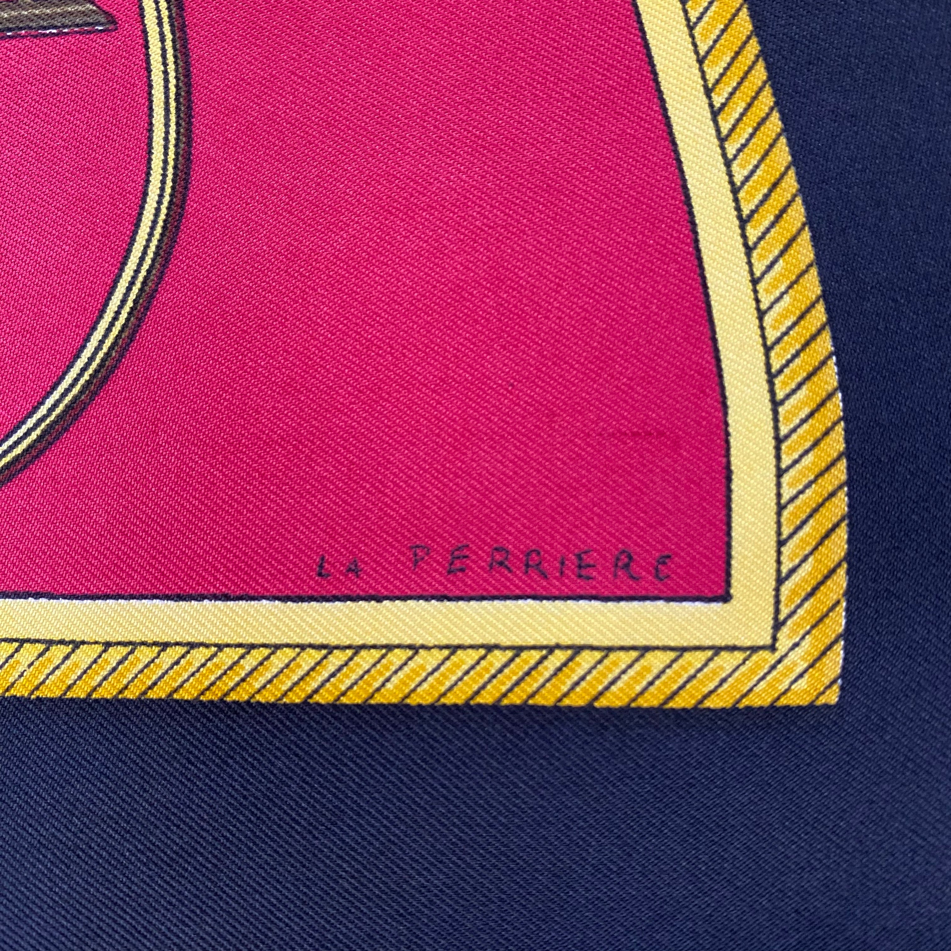 Hermès Les Voitures a Transformation Silk Scarf
