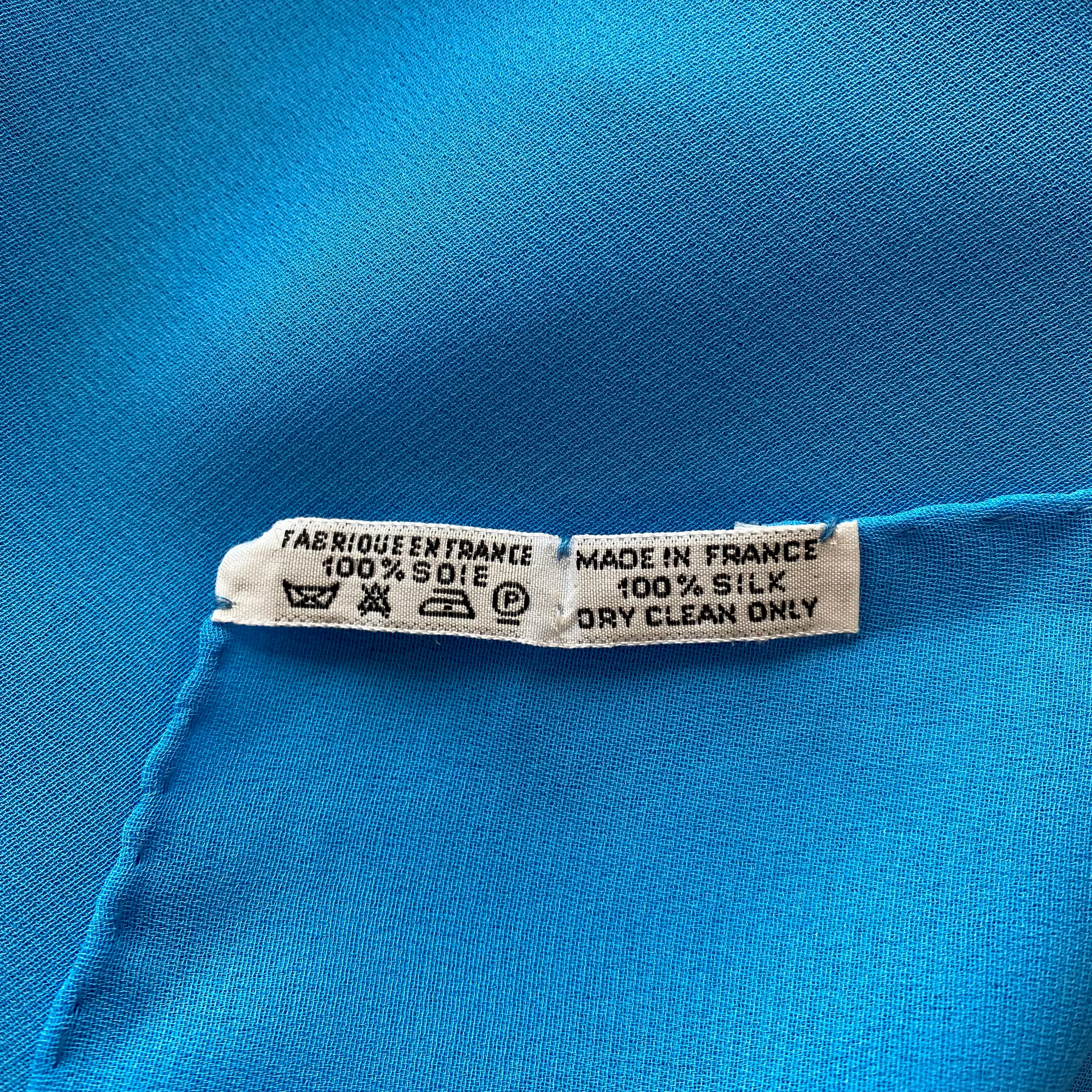 Hermès Large Crepe Silk Scarf