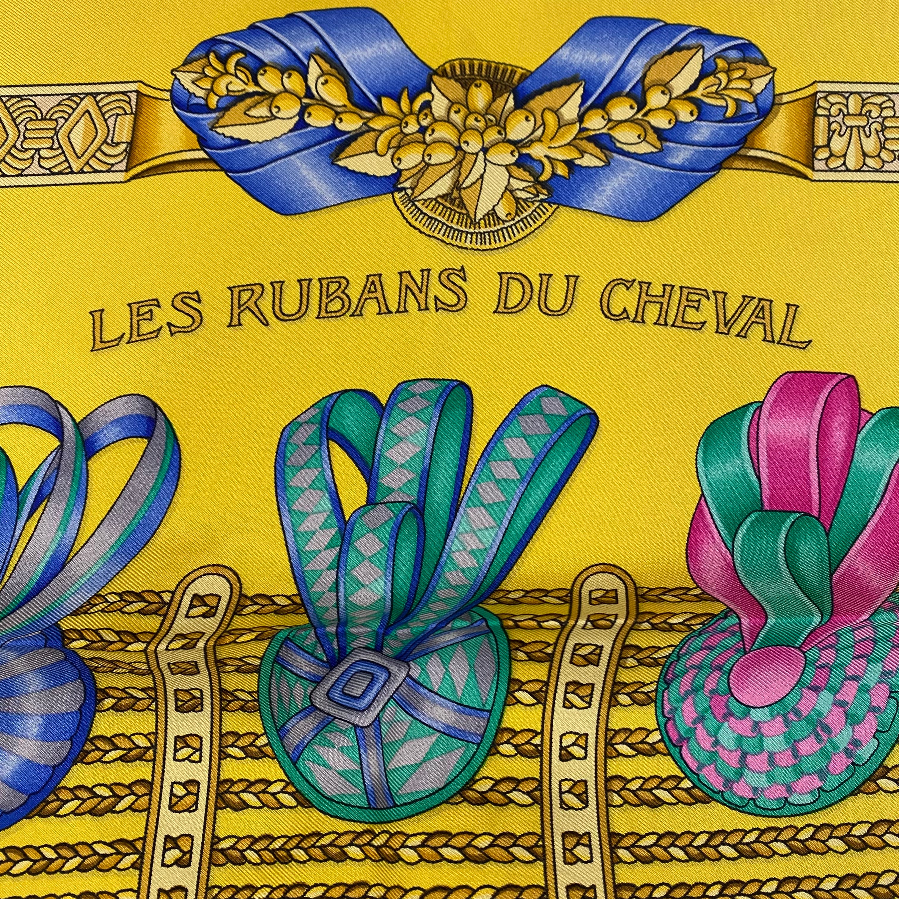 Hermès Les Rubans du Cheval Silk Scarf