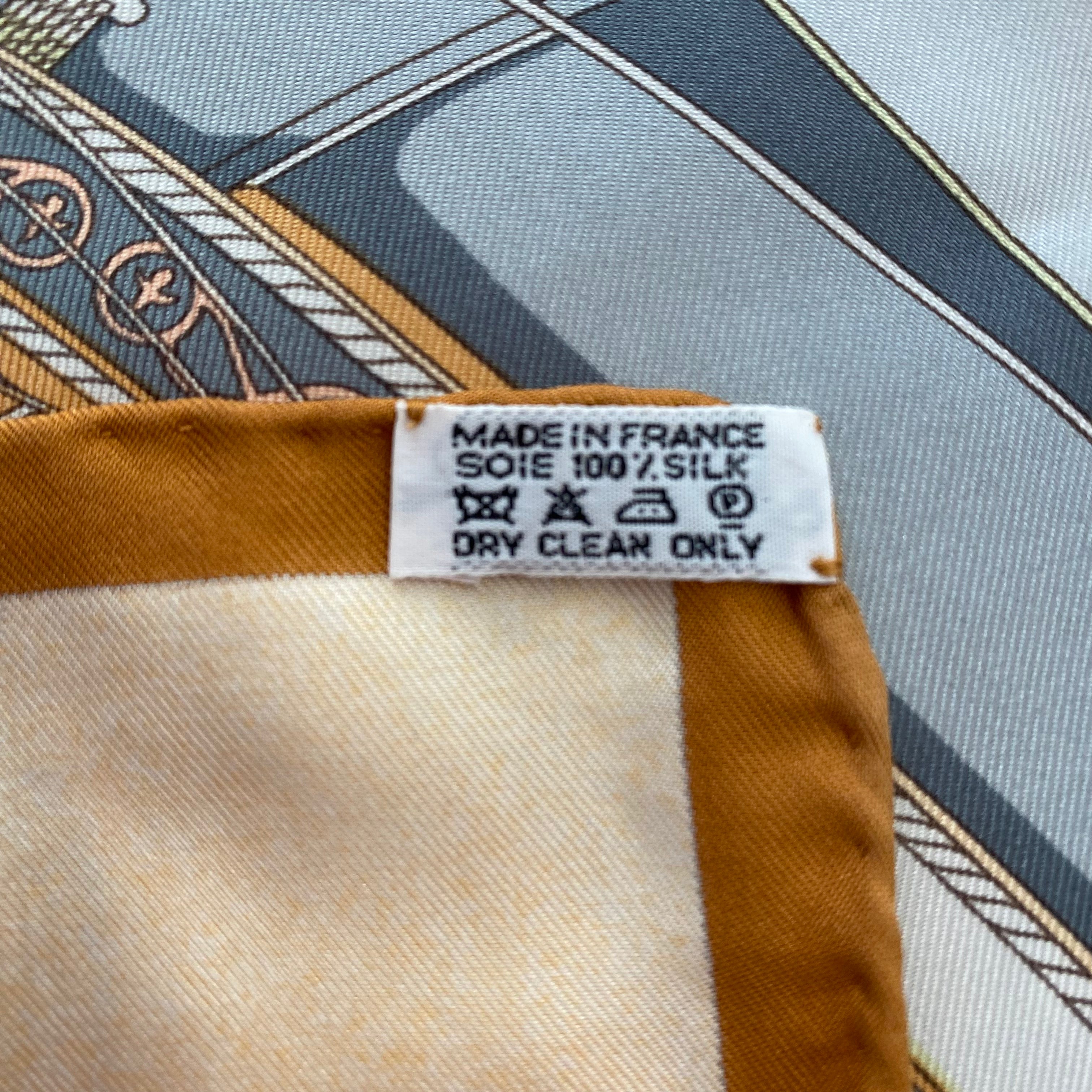 Hermès Face au Large Silk Scarf