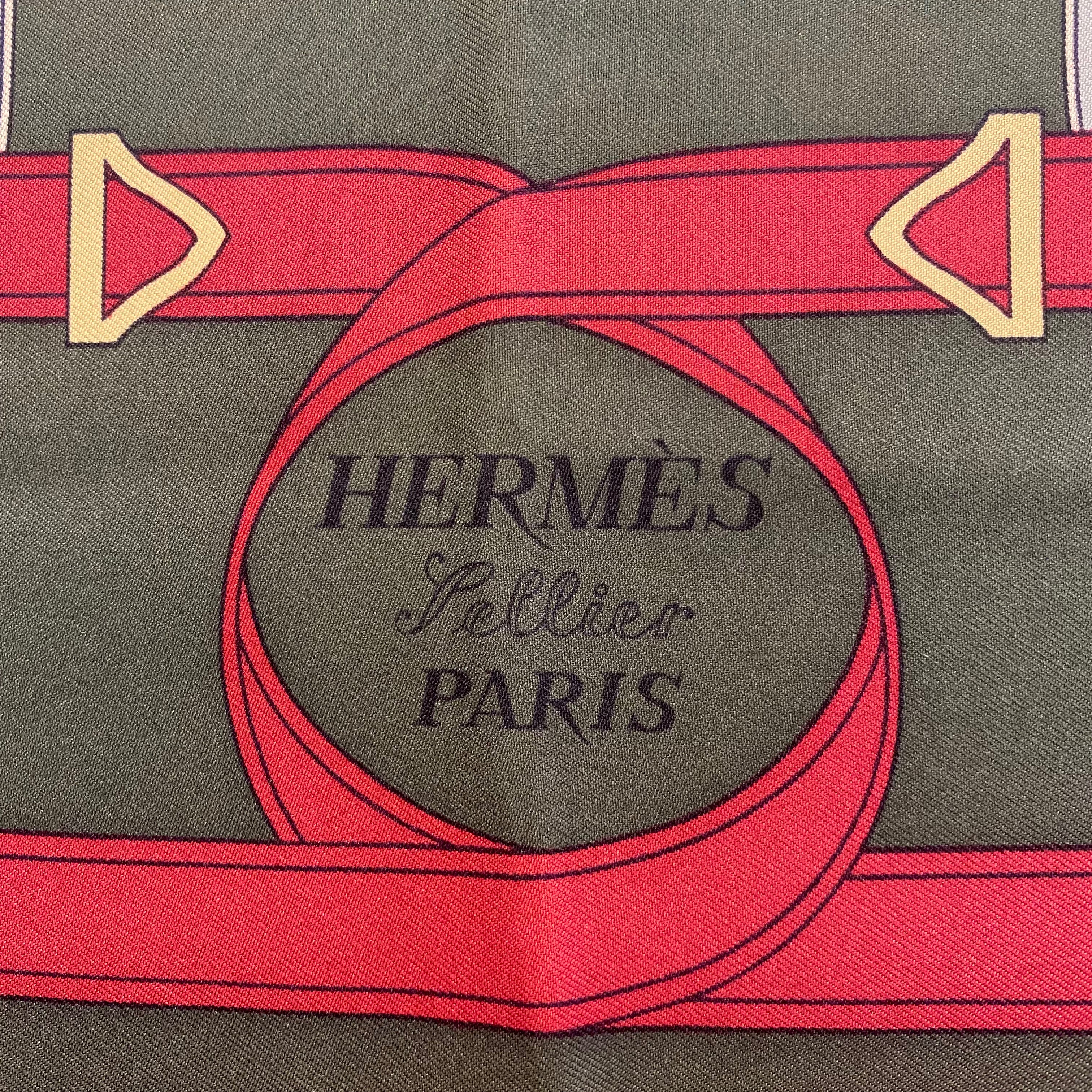 Hermès Eperon d’Or Silk Scarf