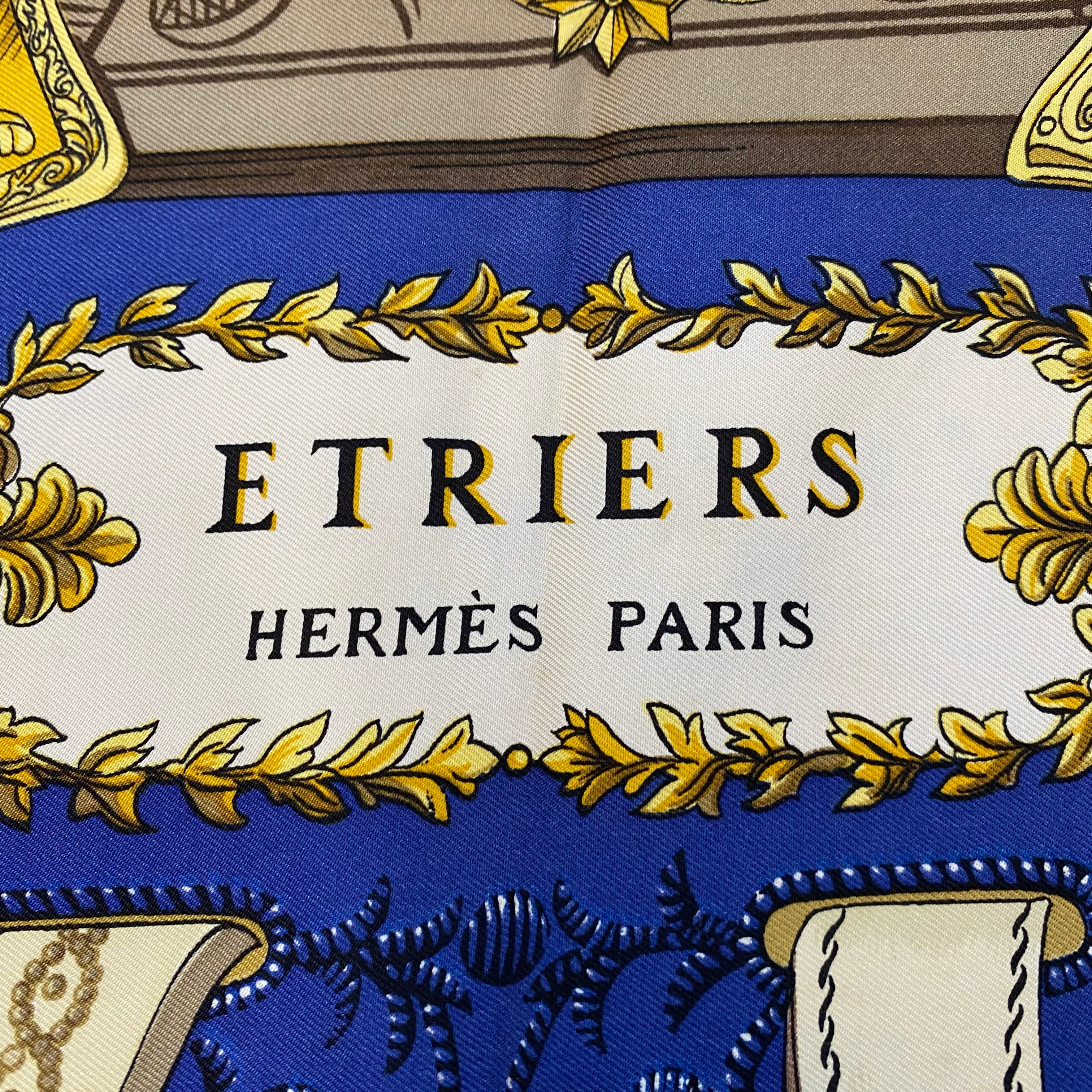 Hermès Etriers Silk Scarf