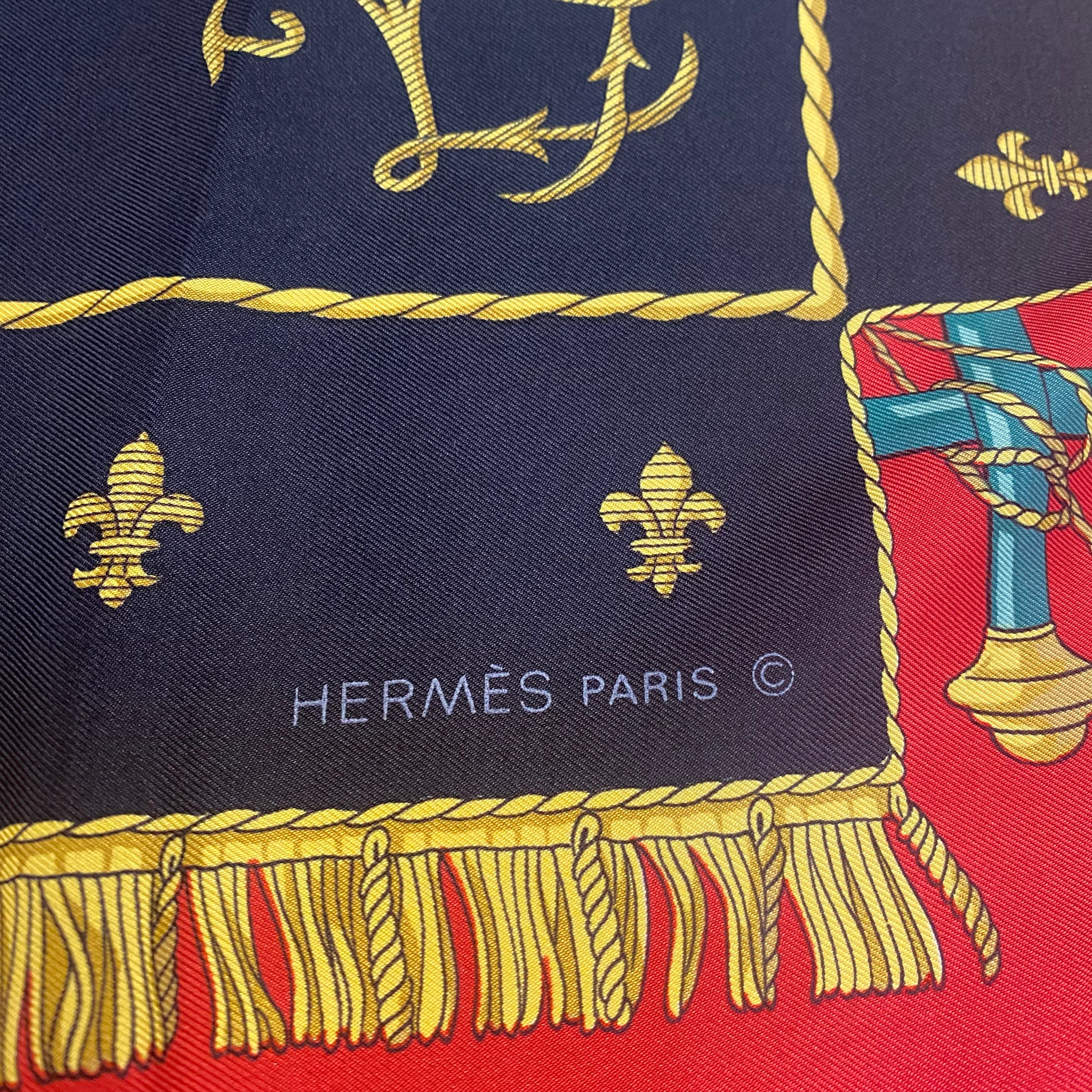 Hermès La Galére la Réale Silk Scarf