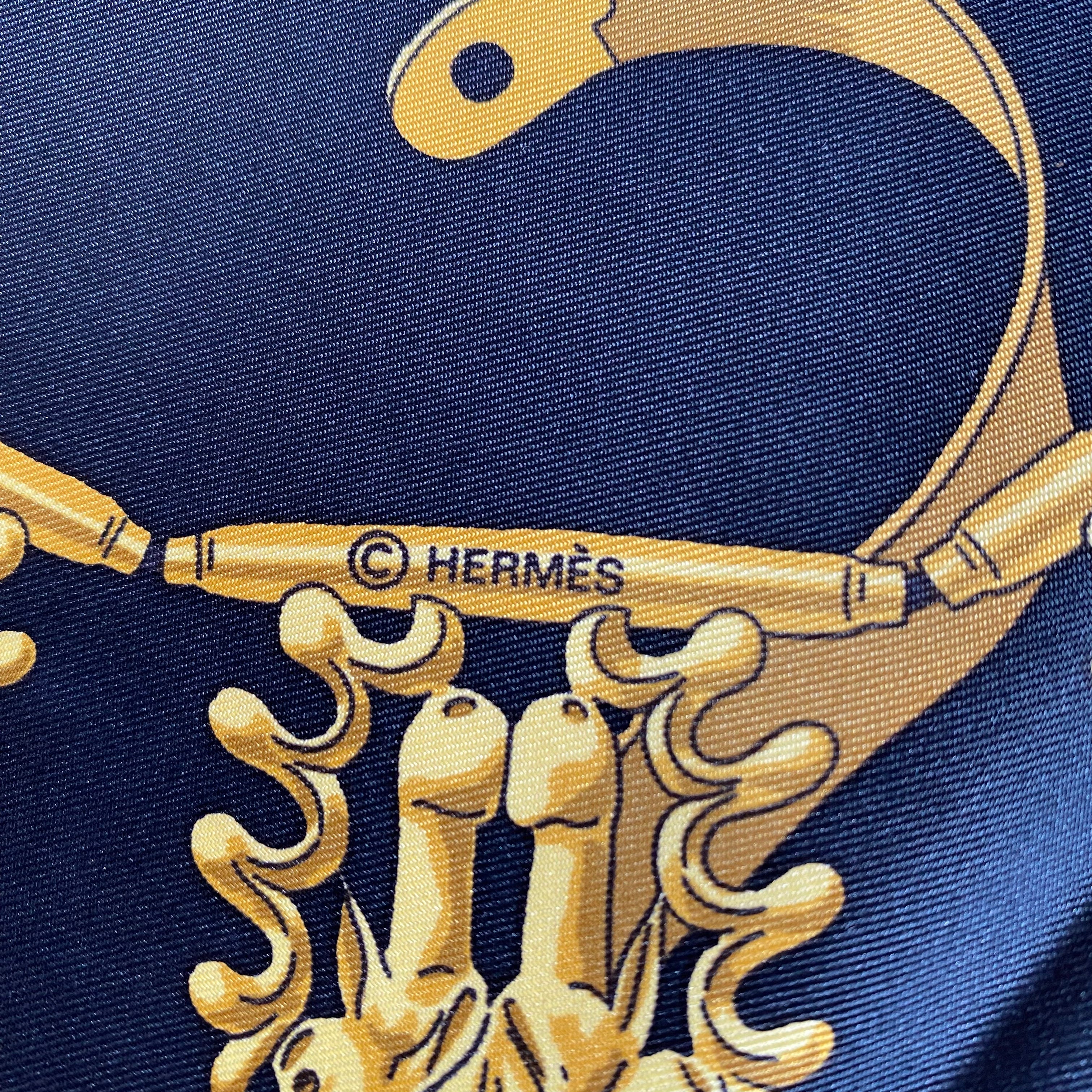 Hermès Les Cavaliers D’Or Silk Scarf