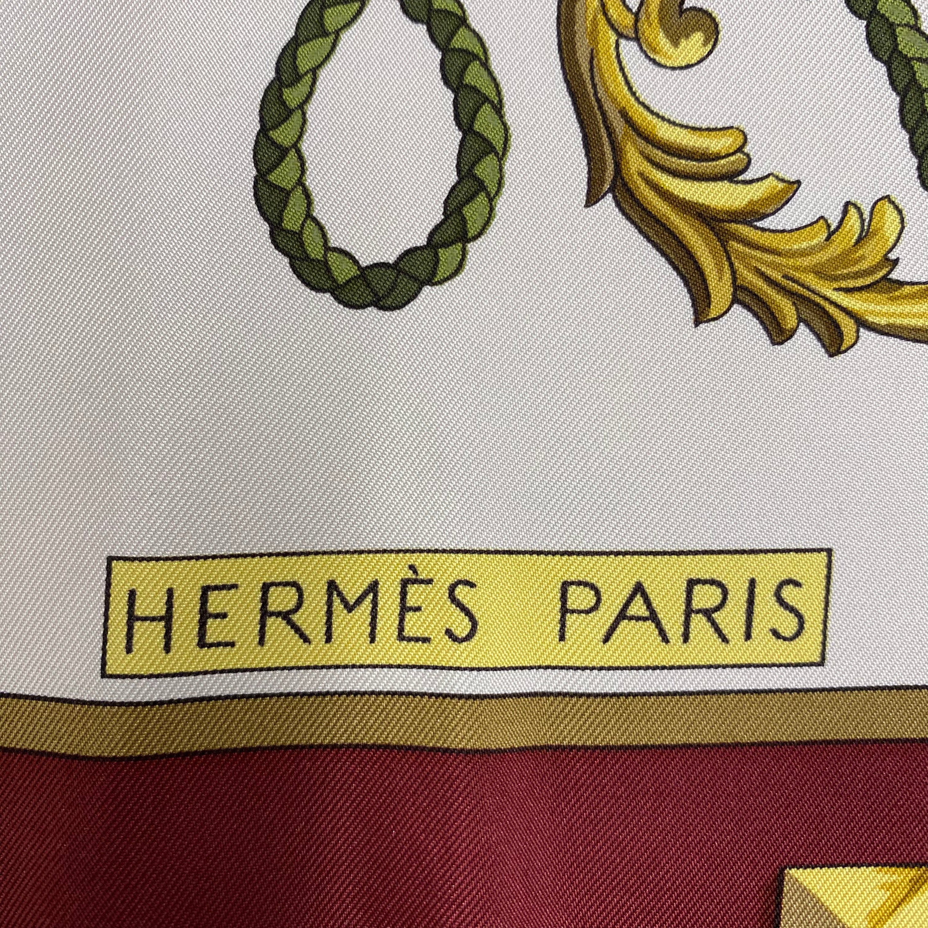Pristine Boxed Hermès Les Clefs Silk Scarf