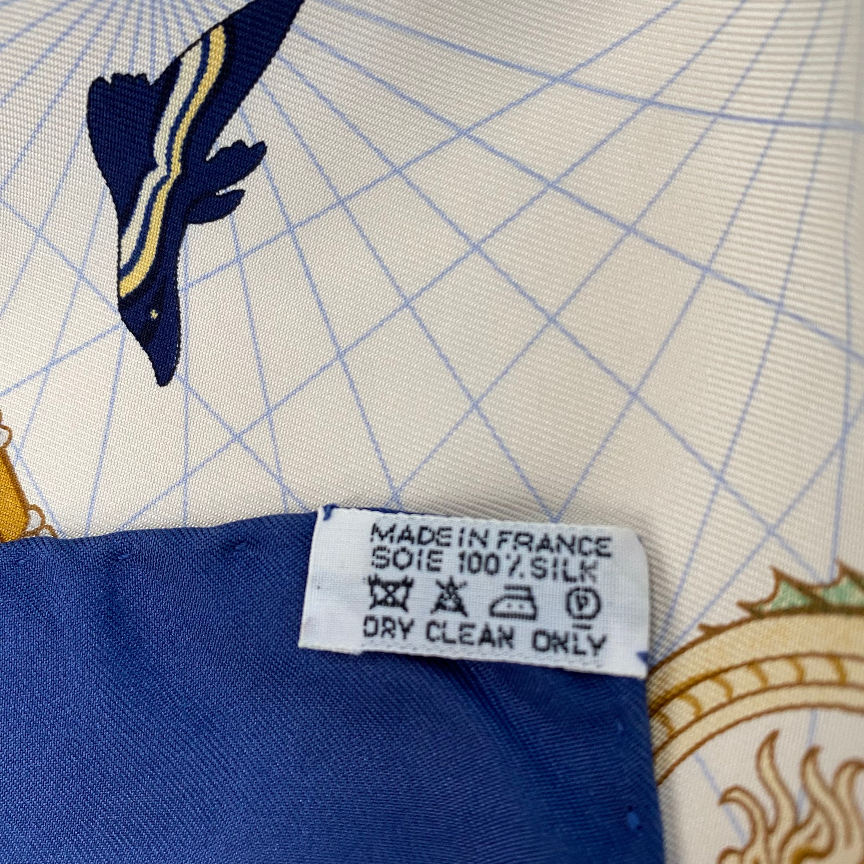 Hermès Balade Océane Silk Scarf Quite Rare
