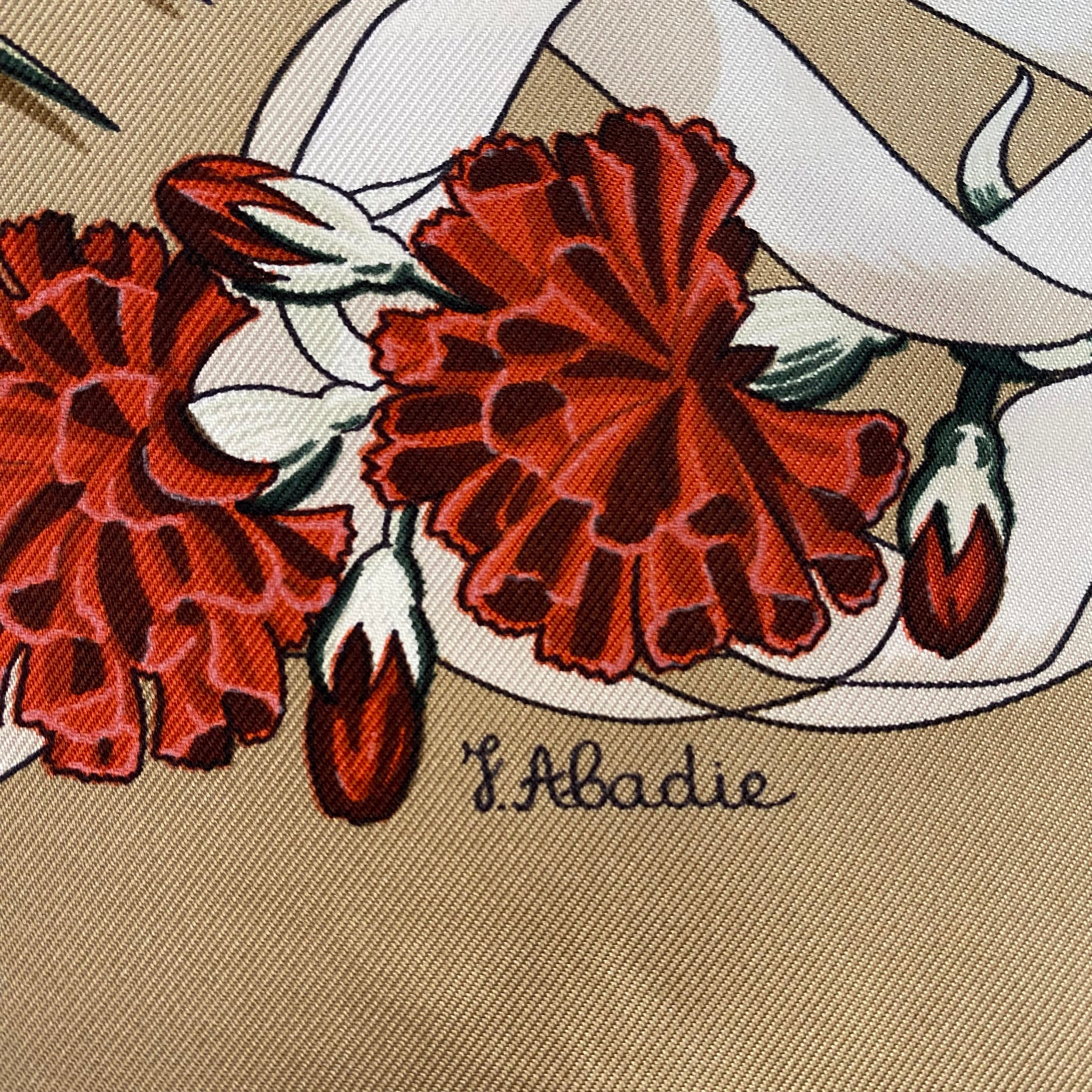 Hermès Fleurs de L’Opéra Silk Scarf