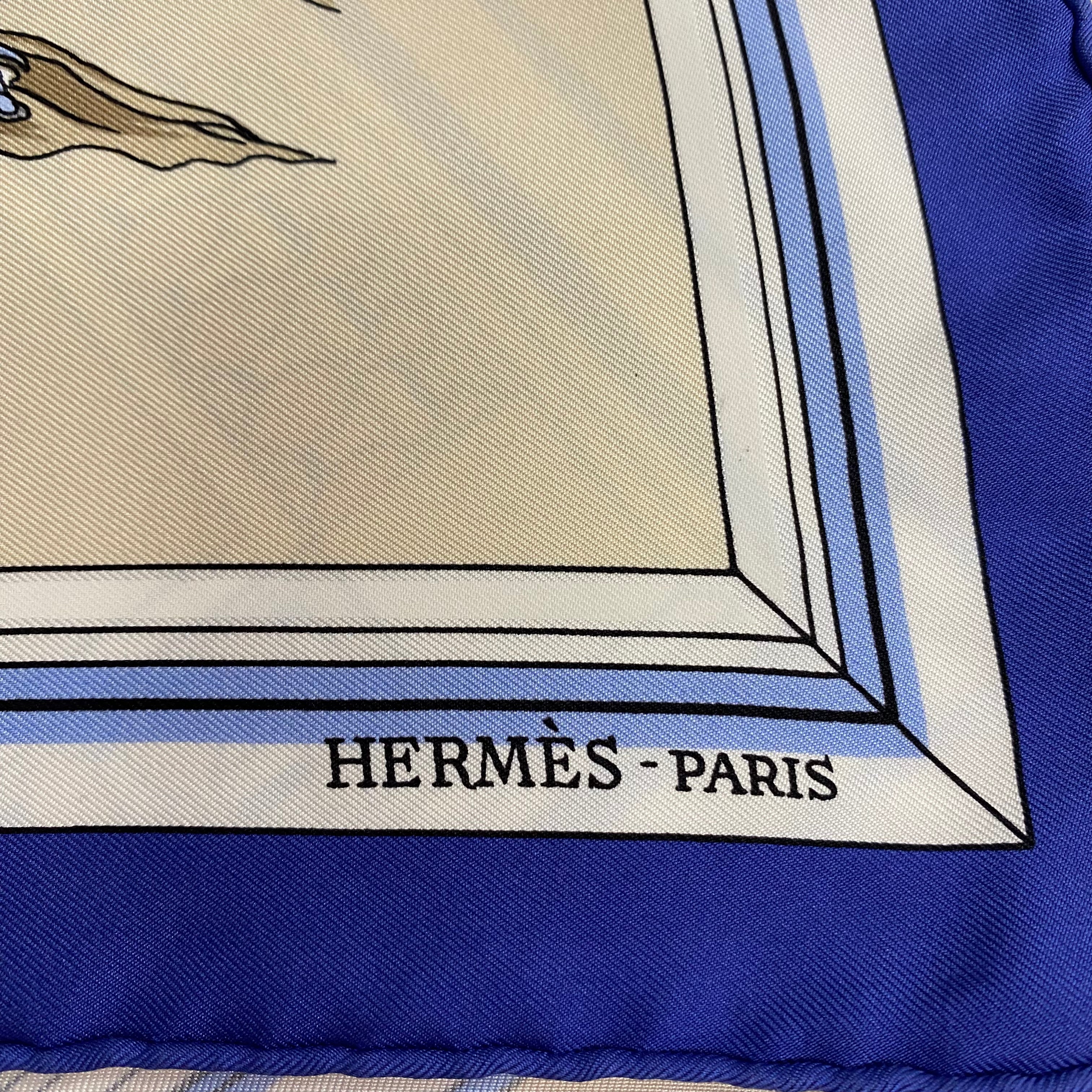 Hermès Quai aux Fleurs Silk Scarf